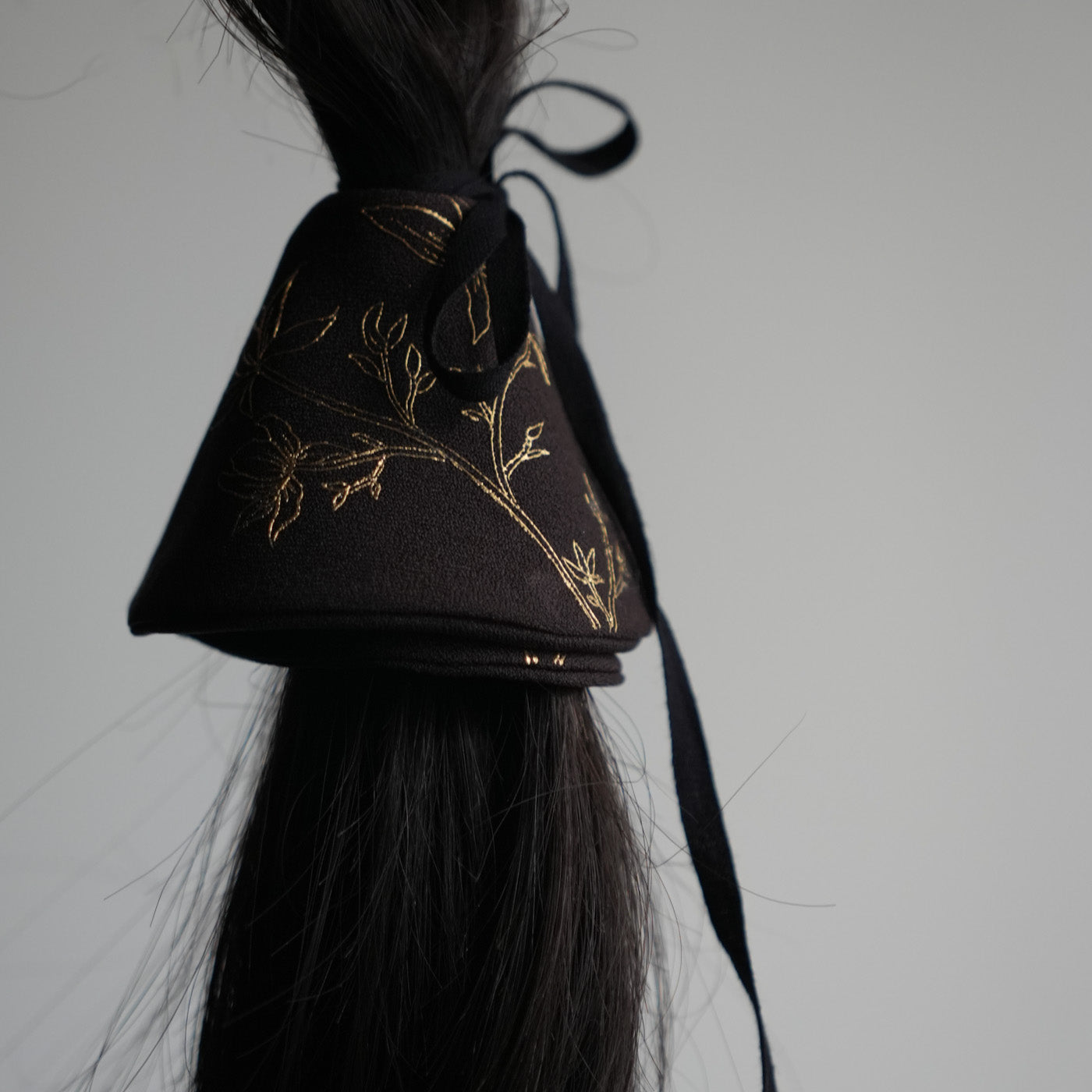 【受注生産2月お届け】KInsai Loop Hair Wrap - Autunno - Marrone