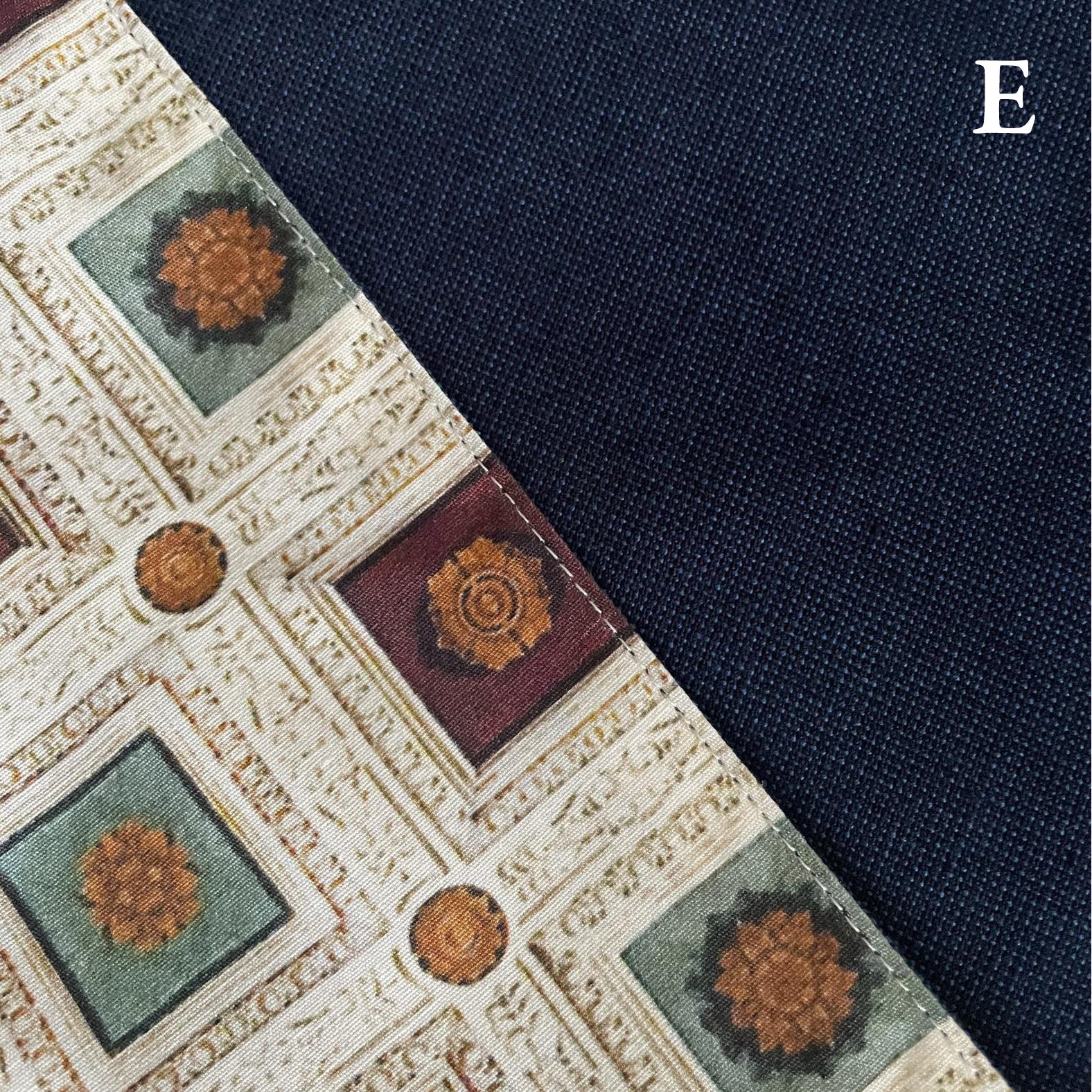 Reversible Skirt - Kurume-gasuri Straight Long - Andrea