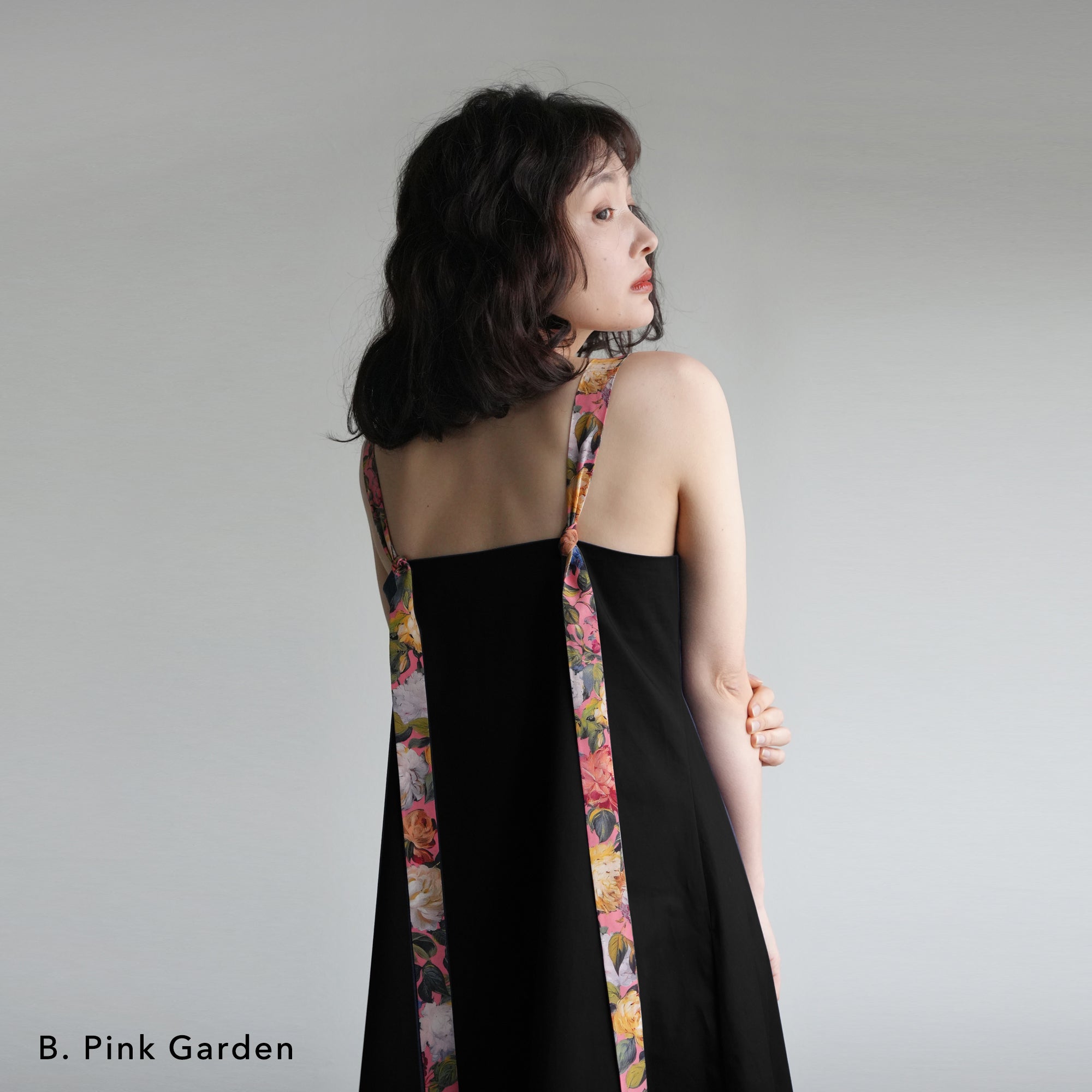 Silk Strap for Tie-Strap Black Dress