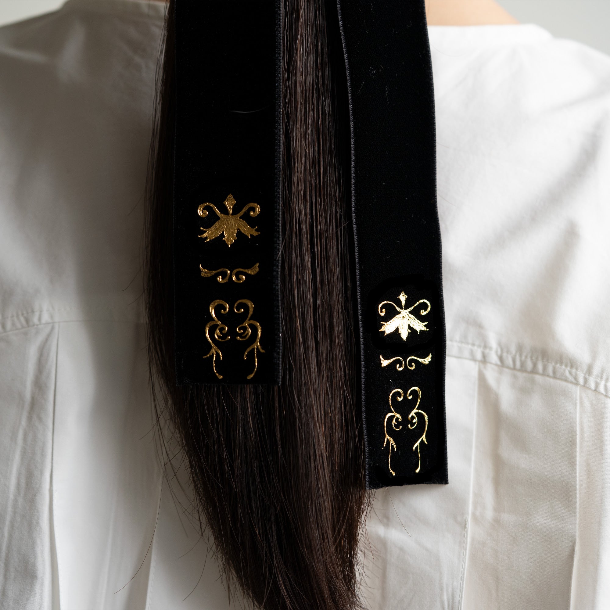 Kinsai Hair Bow - Nero