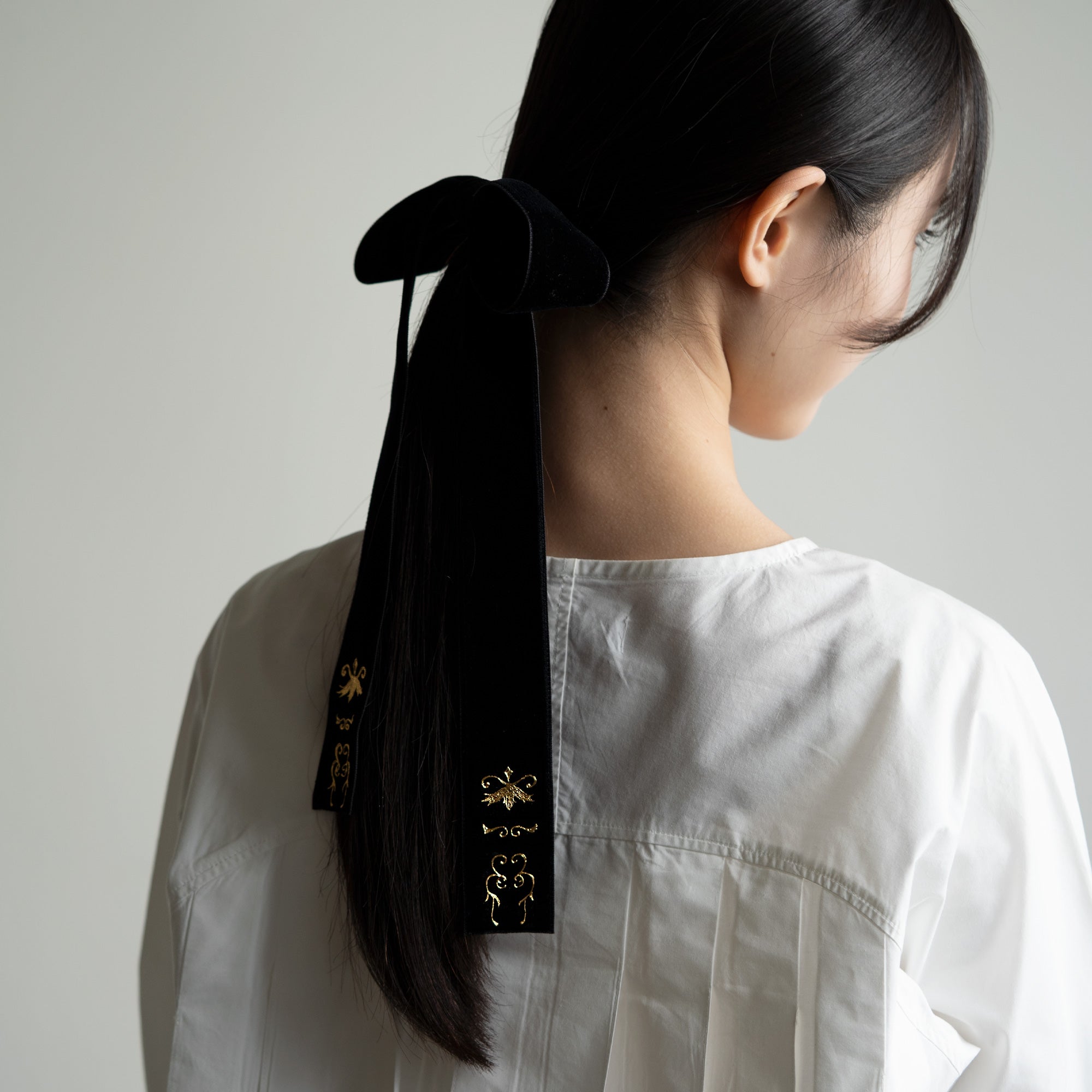 Kinsai Hair Bow - Nero