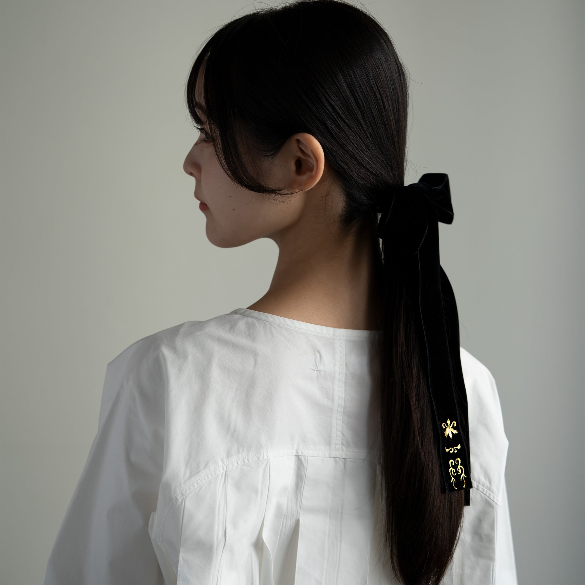 Kinsai Hair Bow - Nero(追加販売2/5発送)