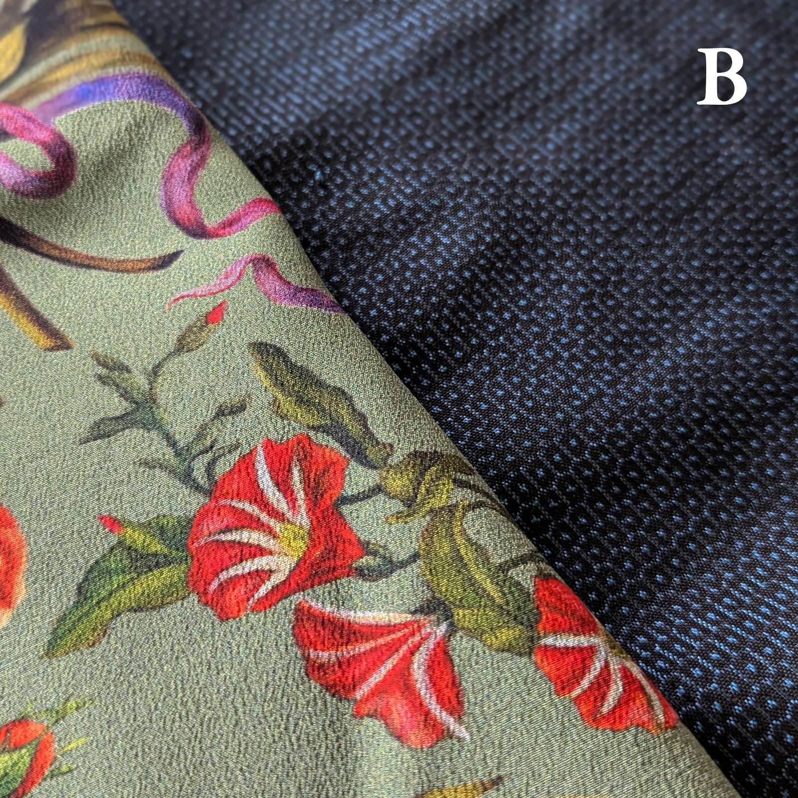 Reversible Skirt Flare - Bouquet - verde