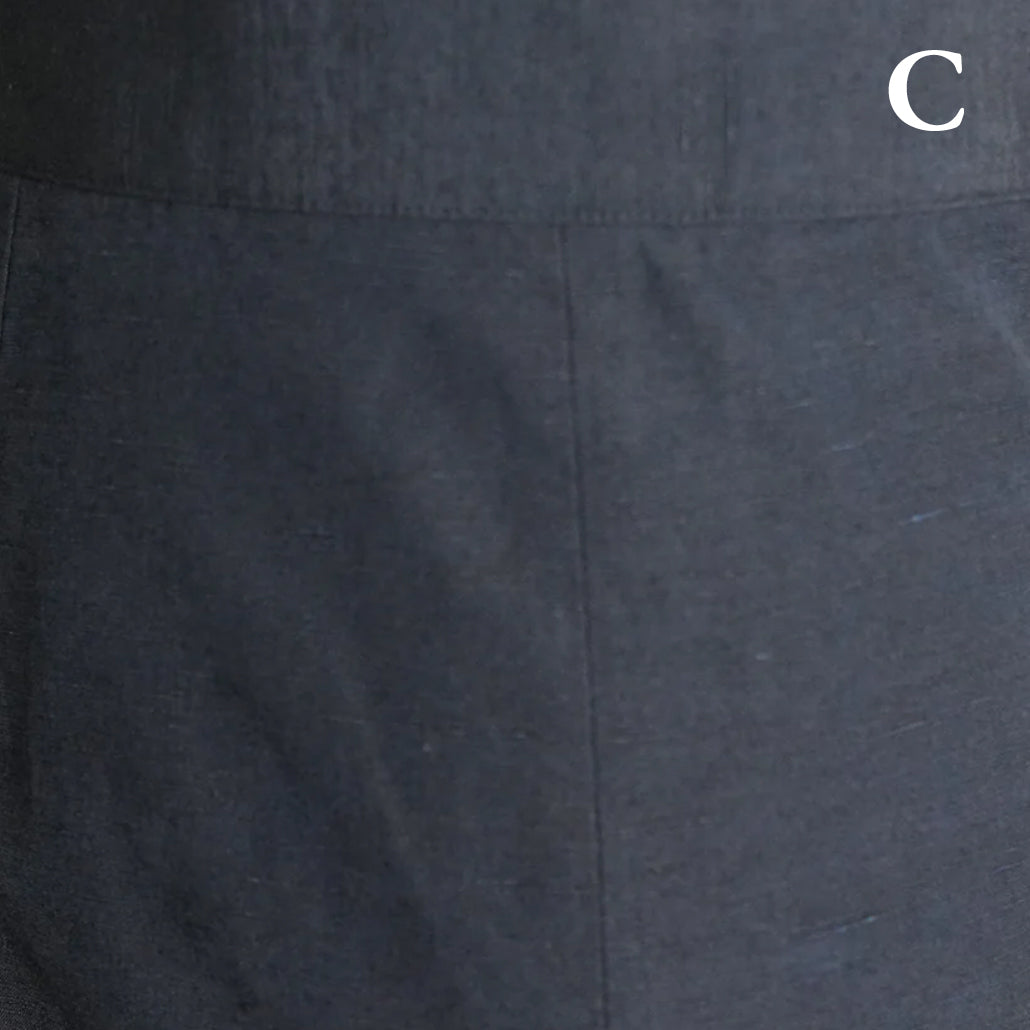 Reversible Skirt Flare - Bouquet - Nero