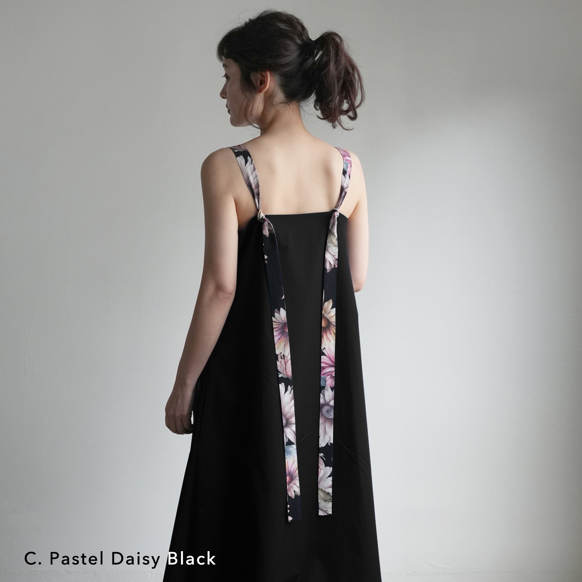 Silk Strap for Tie-Strap Black Dress