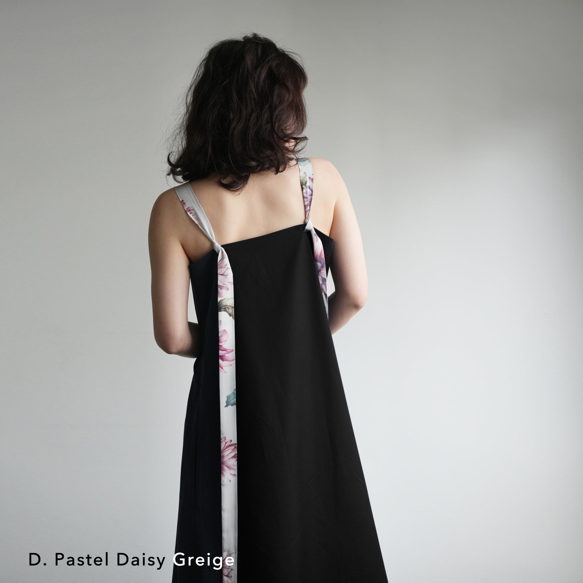 Silk Strap for Tie-Strap Black Dress