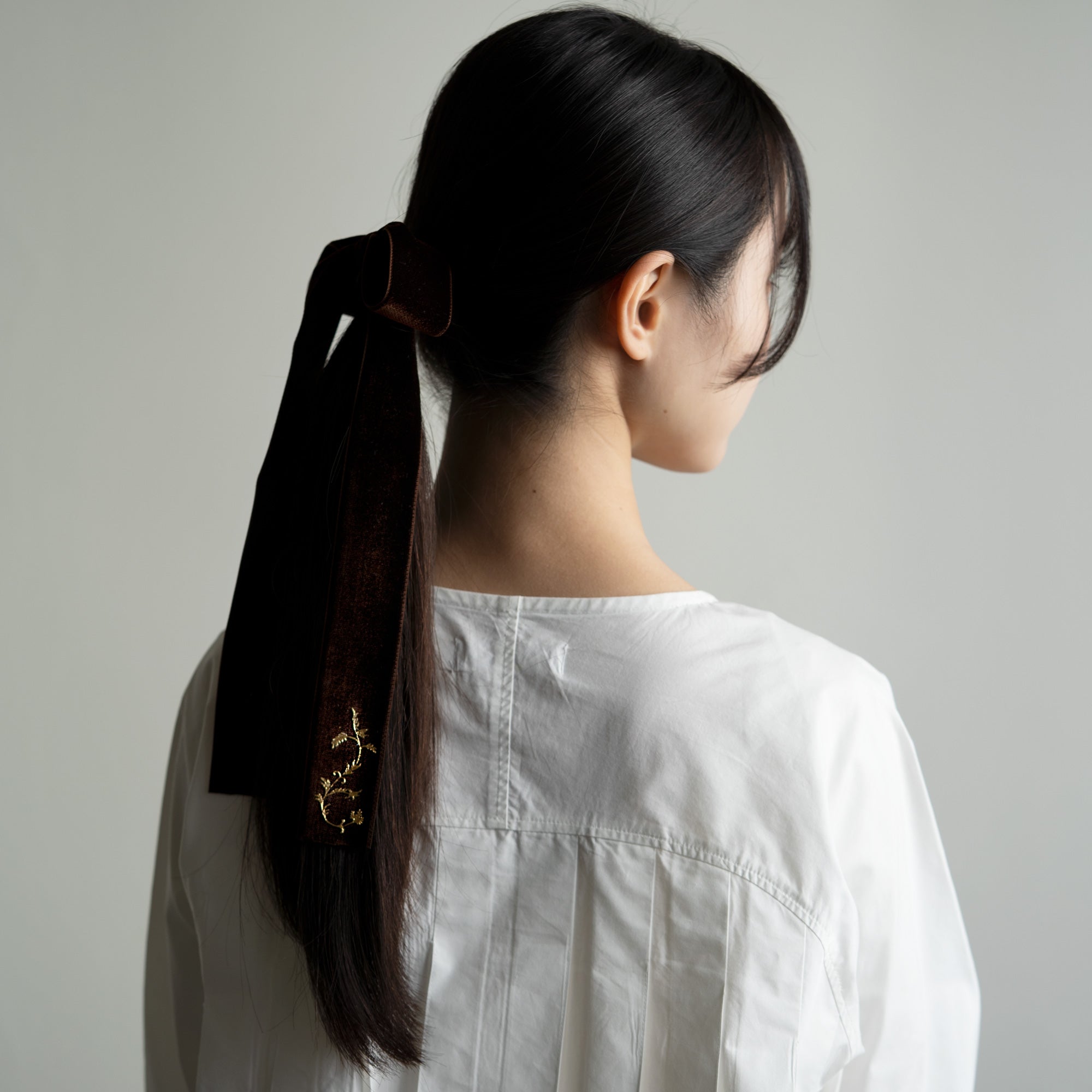 Kinsai Hair Bow - Marrone(追加販売2/5発送)
