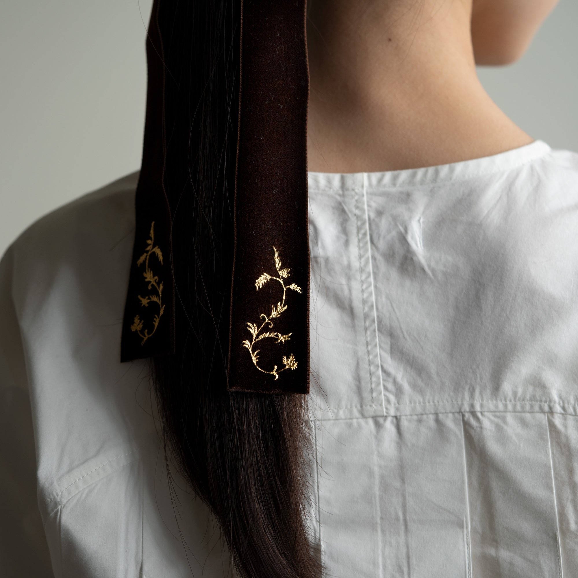 Kinsai Hair Bow - Marrone(追加販売12/18発送)