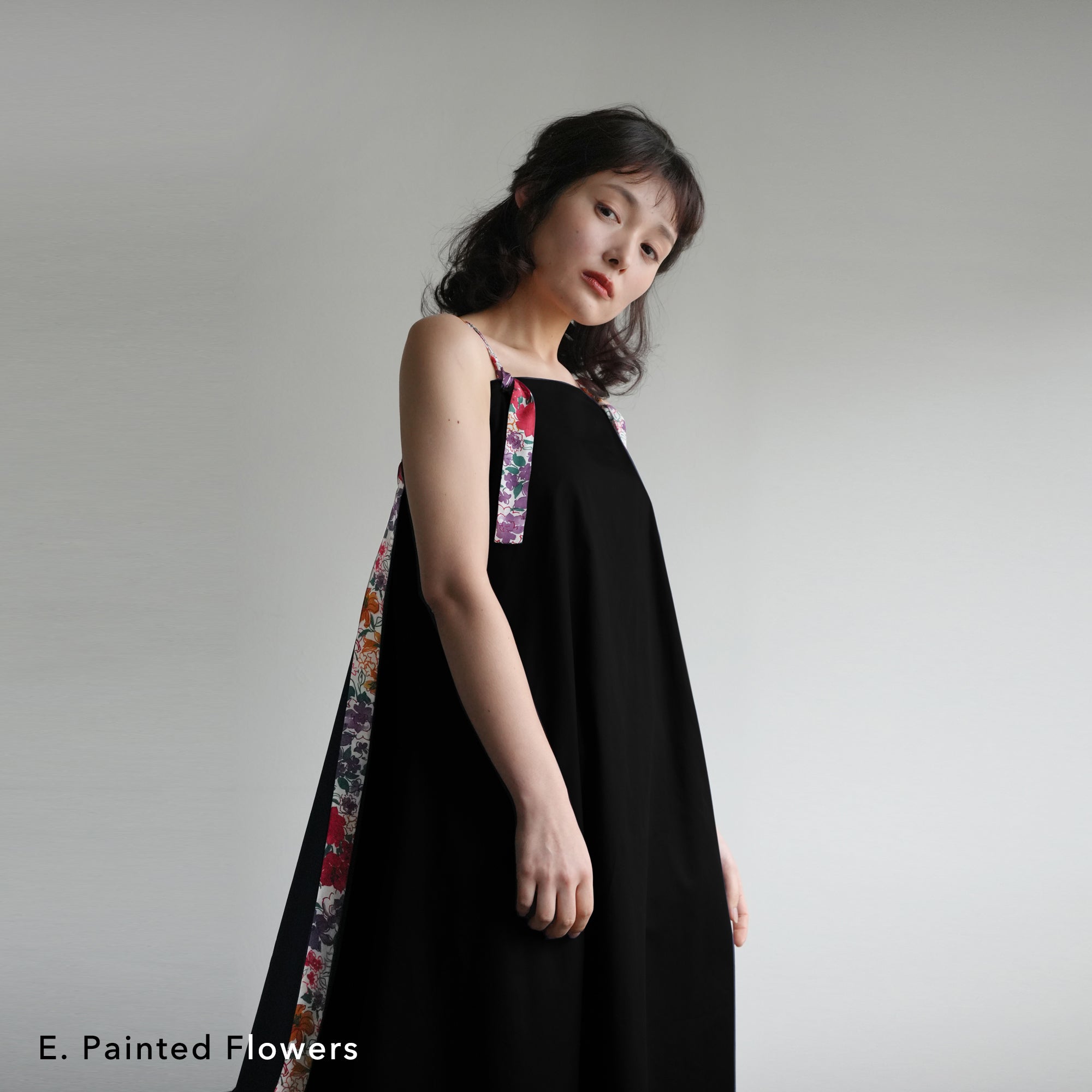 Silk Strap for Tie-Strap Black Dress