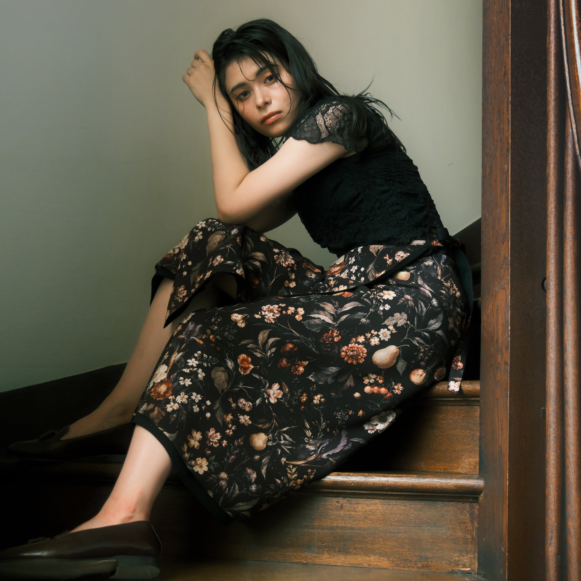 Reversible Skirt Long Straight - Frutta