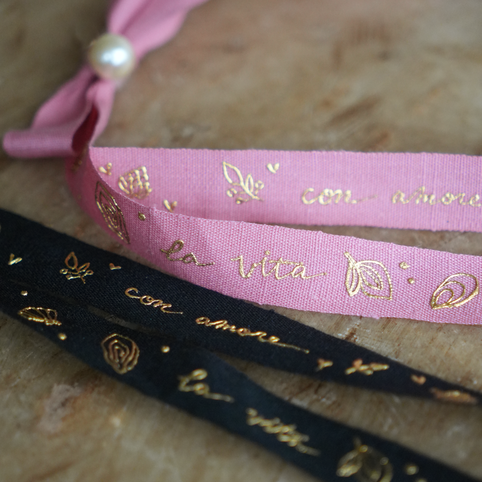 Kinsai Ribbon Earrings - con amore【受注生産】