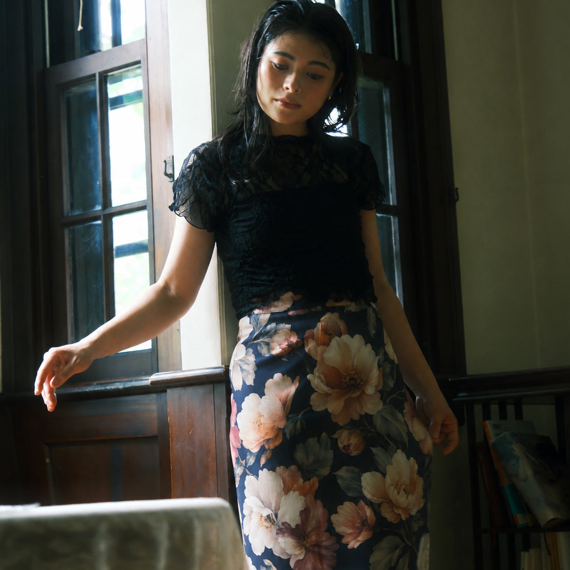 Reversible Skirt Long Straight - Notturno