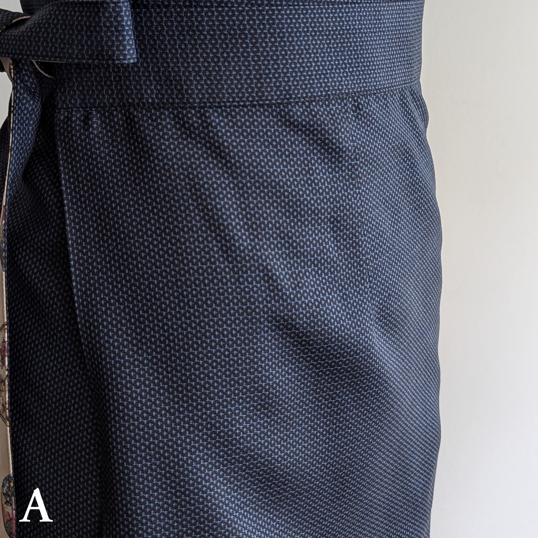 Reversible Skirt Long Straight - Porcellana