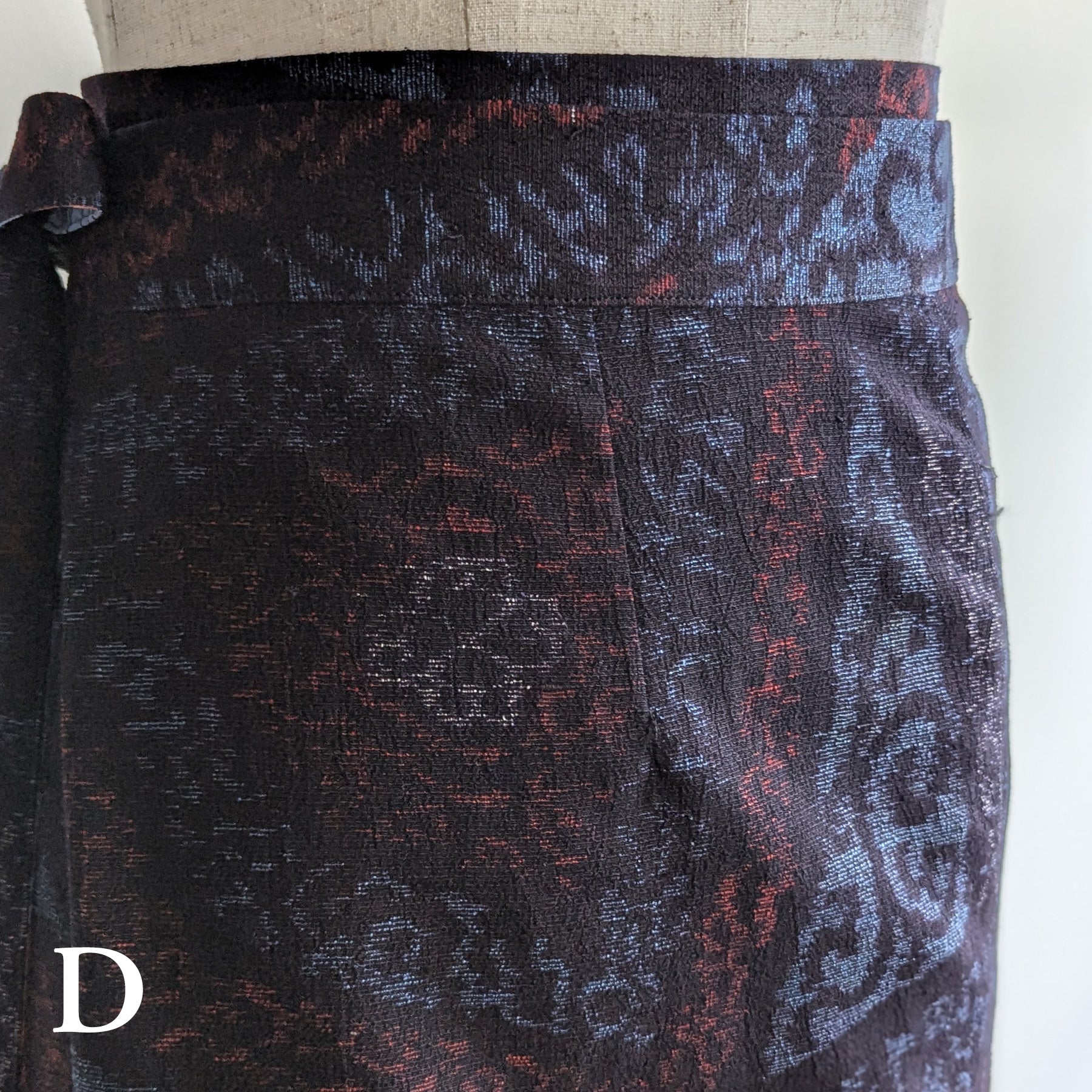 Reversible Skirt Long Straight -  Papavero