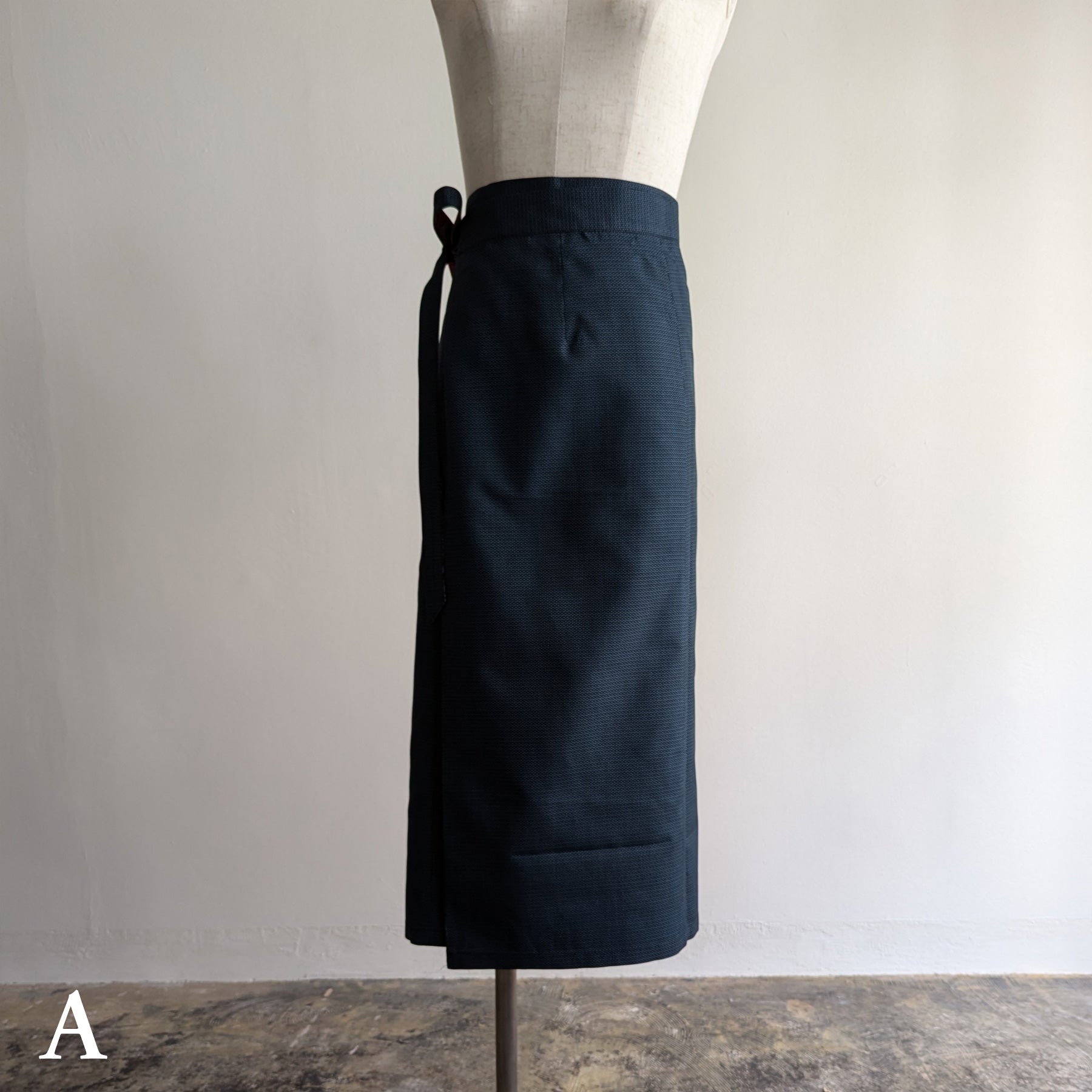 Reversible Skirt Long Straight - Rosso