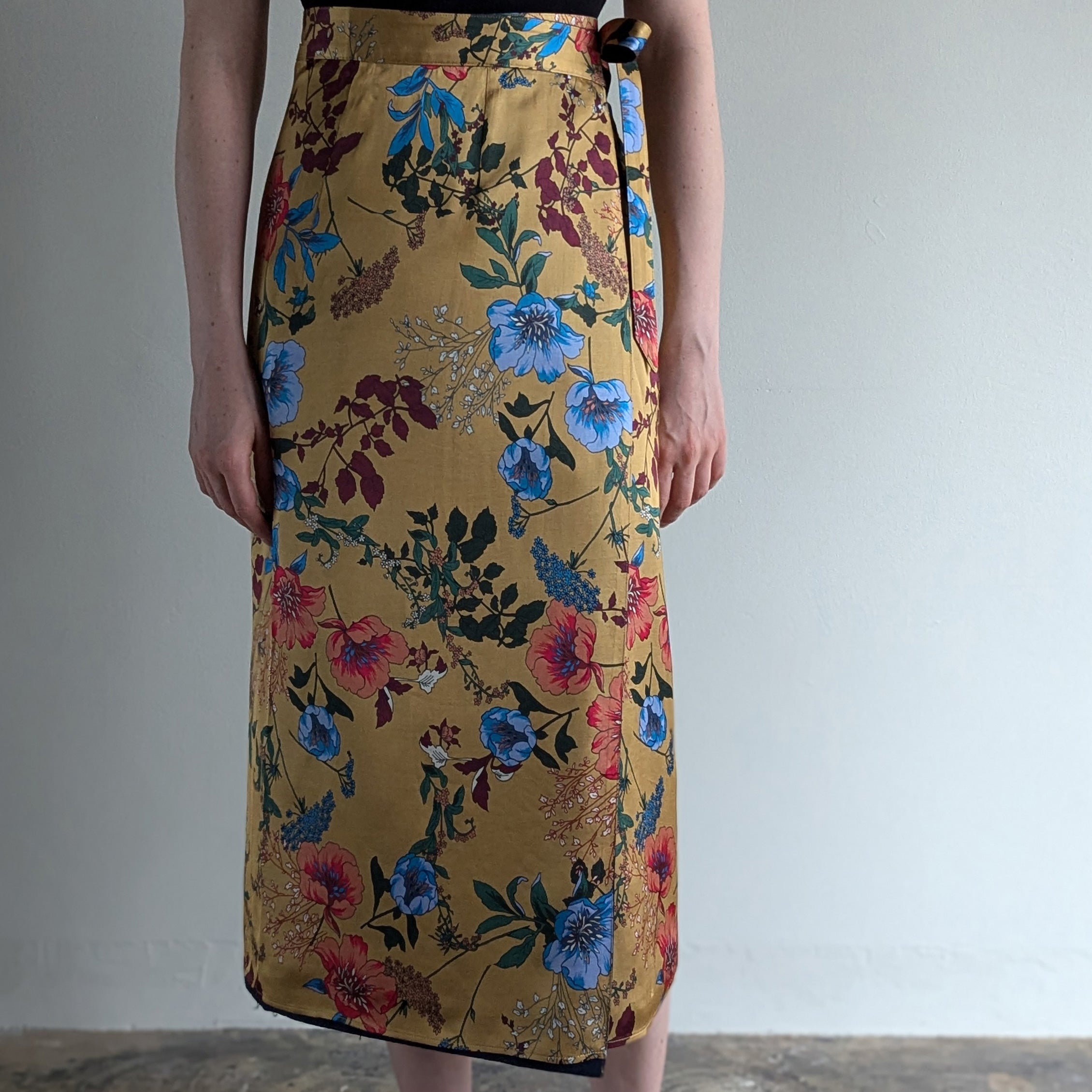 Reversible Skirt Long Straight -  Giallo