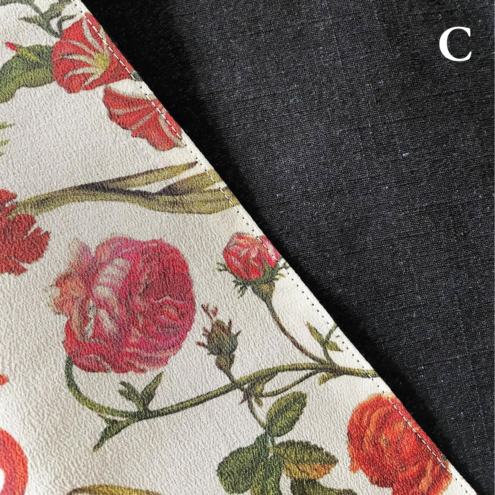 Reversible Skirt Flare - Bouquet - Bianco