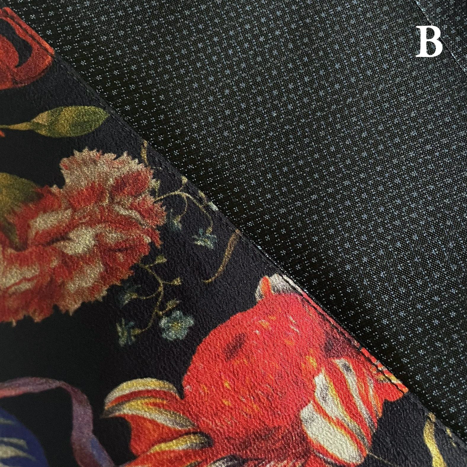 Reversible Skirt Flare - Bouquet - Nero