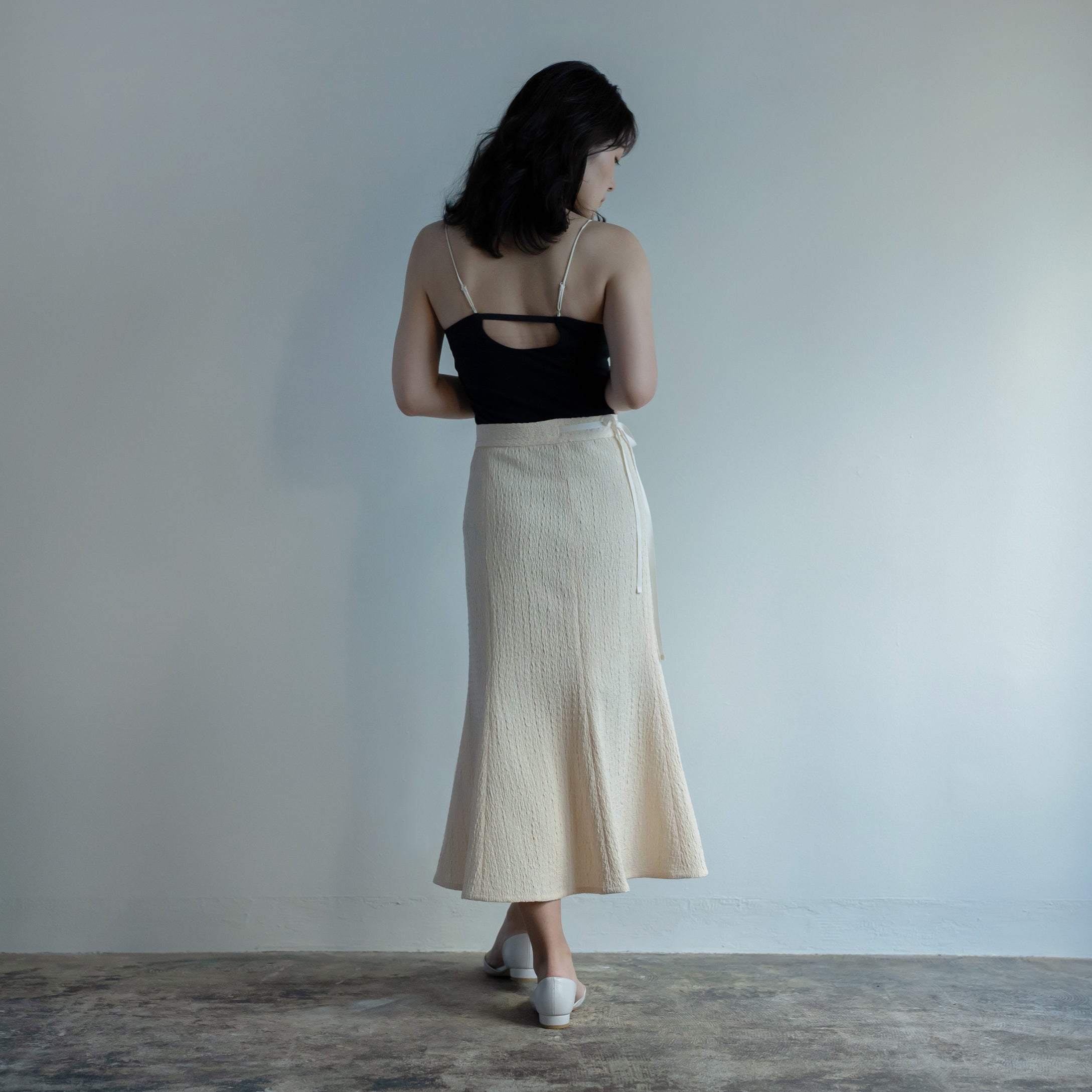 Tango Mermaid Wrap Skirt -  Écru