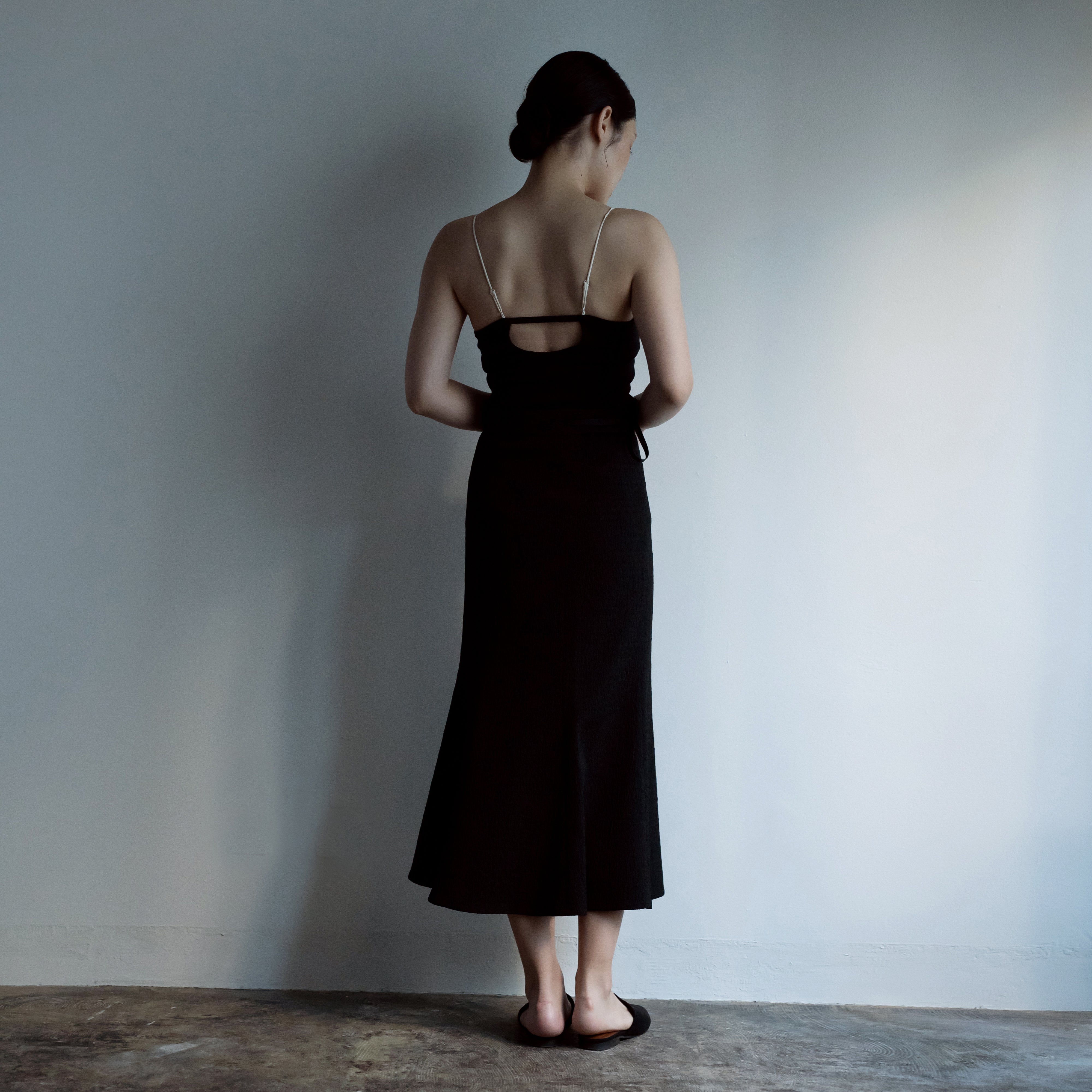 Tango Mermaid Wrap Skirt -  Nero