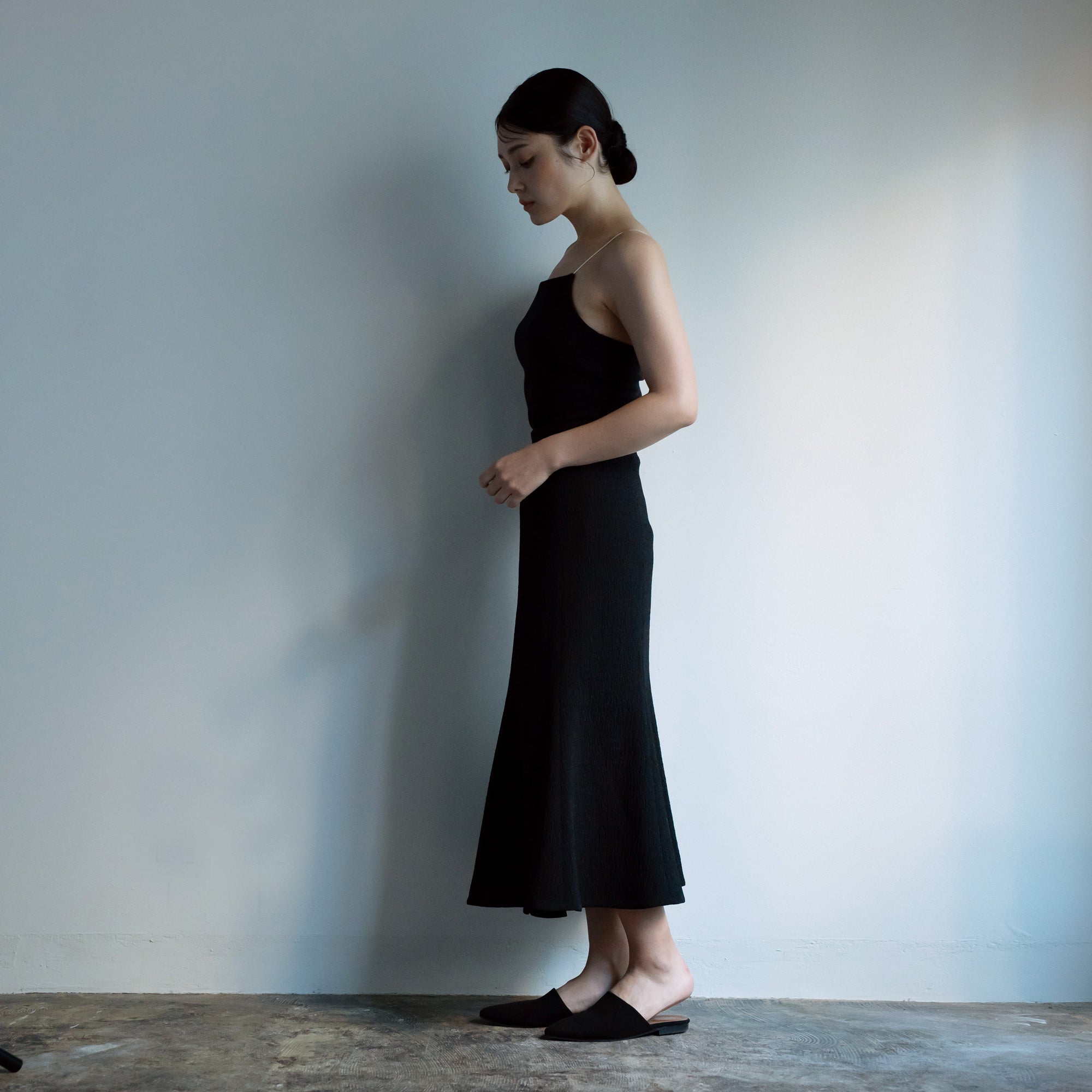 Tango Mermaid Wrap Skirt -  Nero