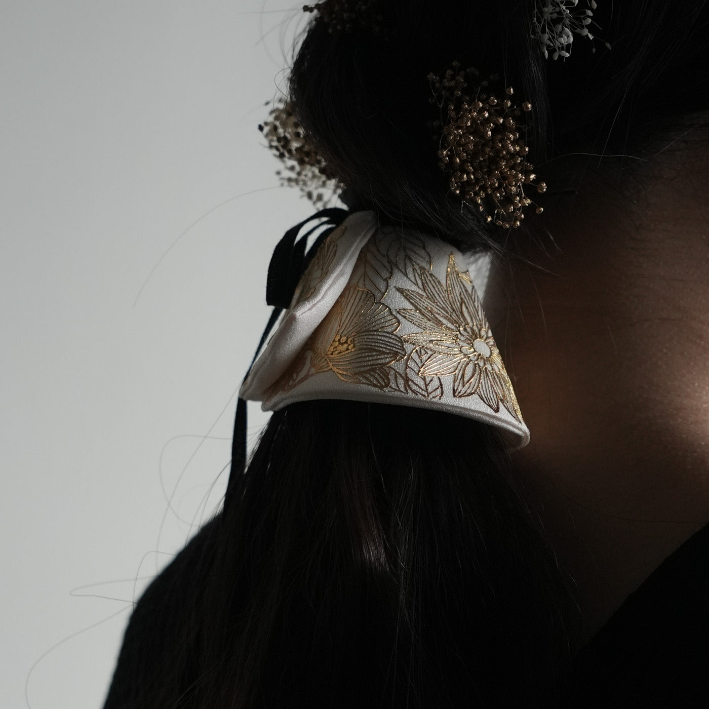 KInsai Loop Hair Wrap - Bloom - Bianco