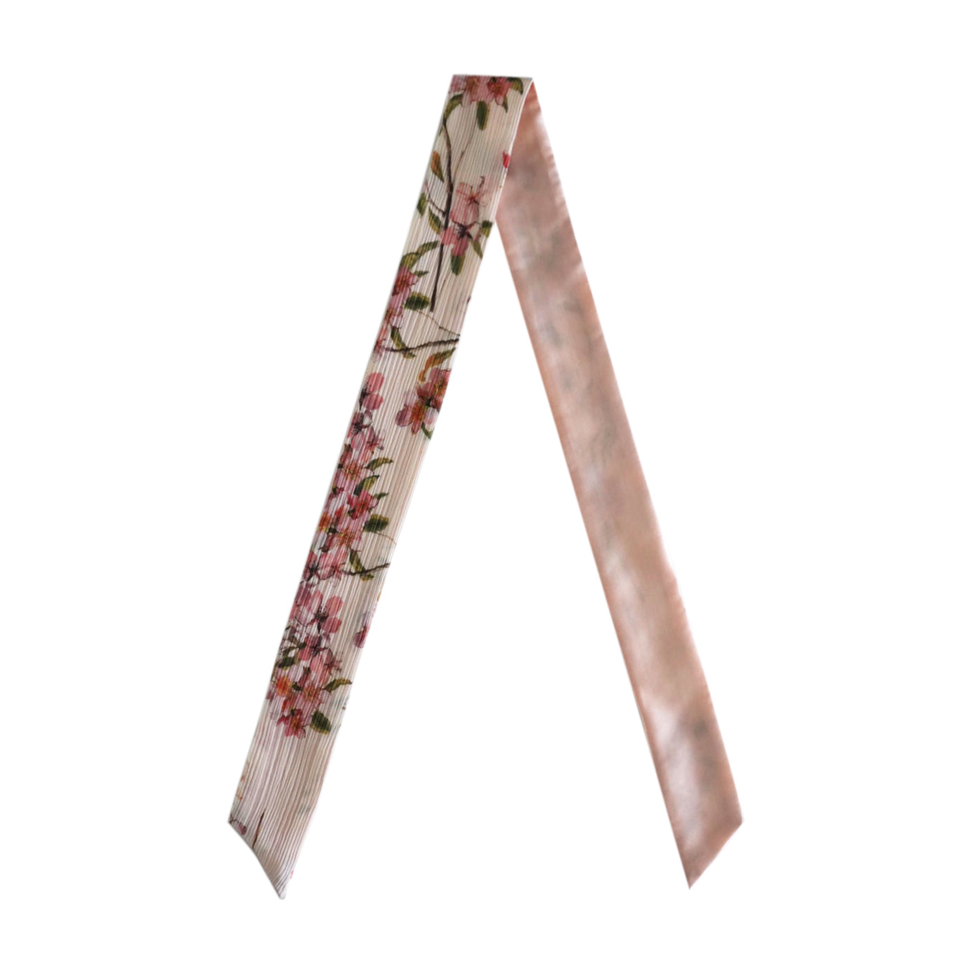 Silk Skinny Scarf -  Ciliegio