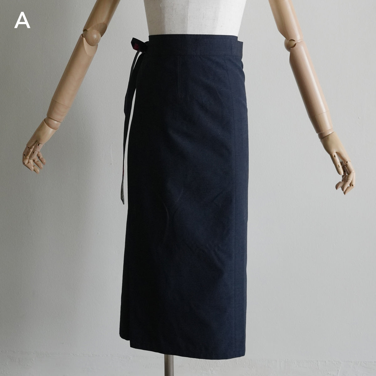 Reversible Skirt Long Straight - Fiori vari - Bianco