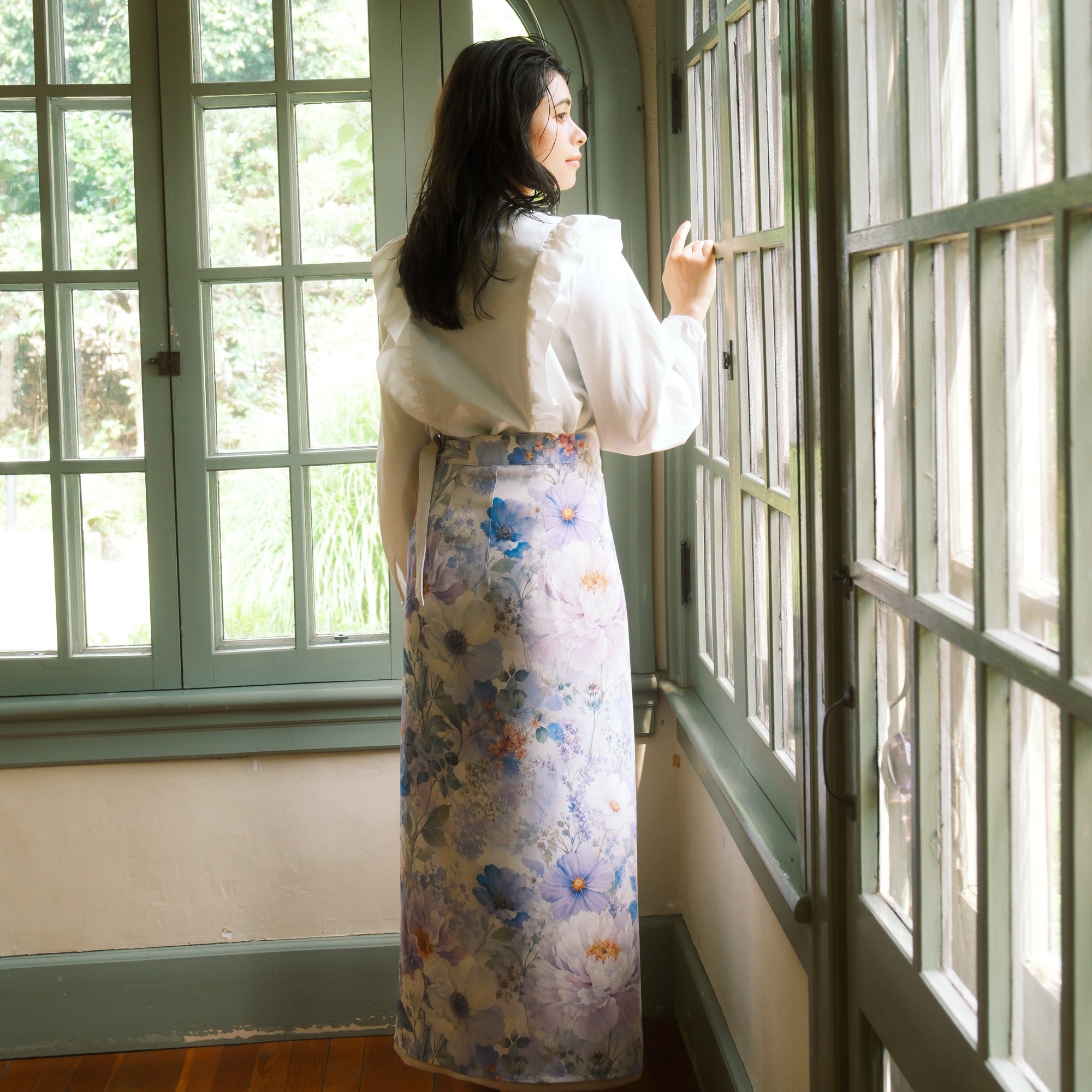 Reversible Skirt Long Straight - Viola