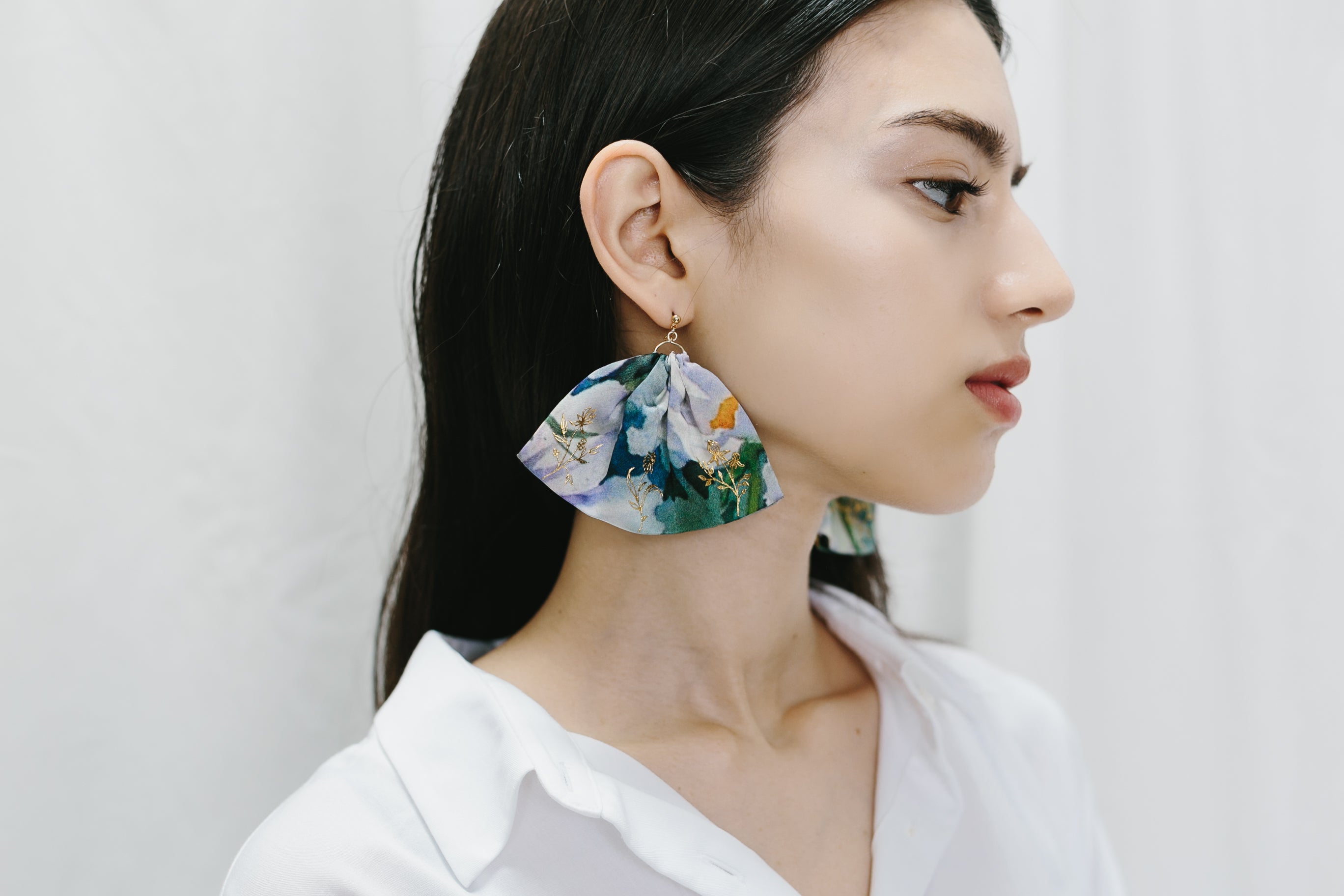 Kinsai Ear Accessory - Fiori Blu