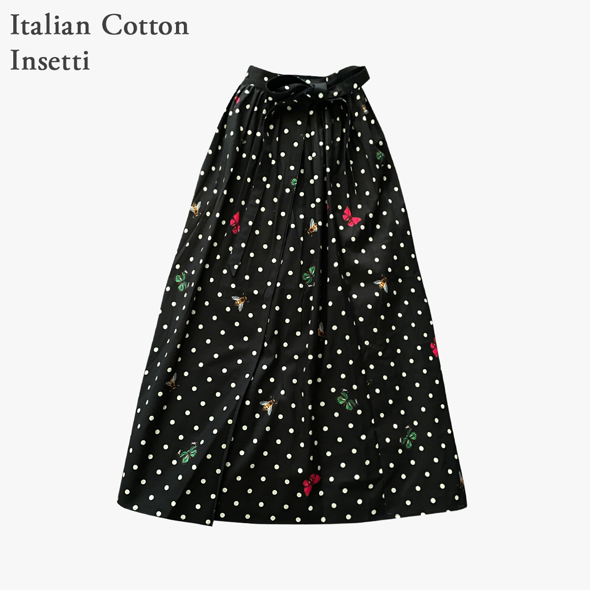 Reversible Skirt - Kurume Kasuri Maxi