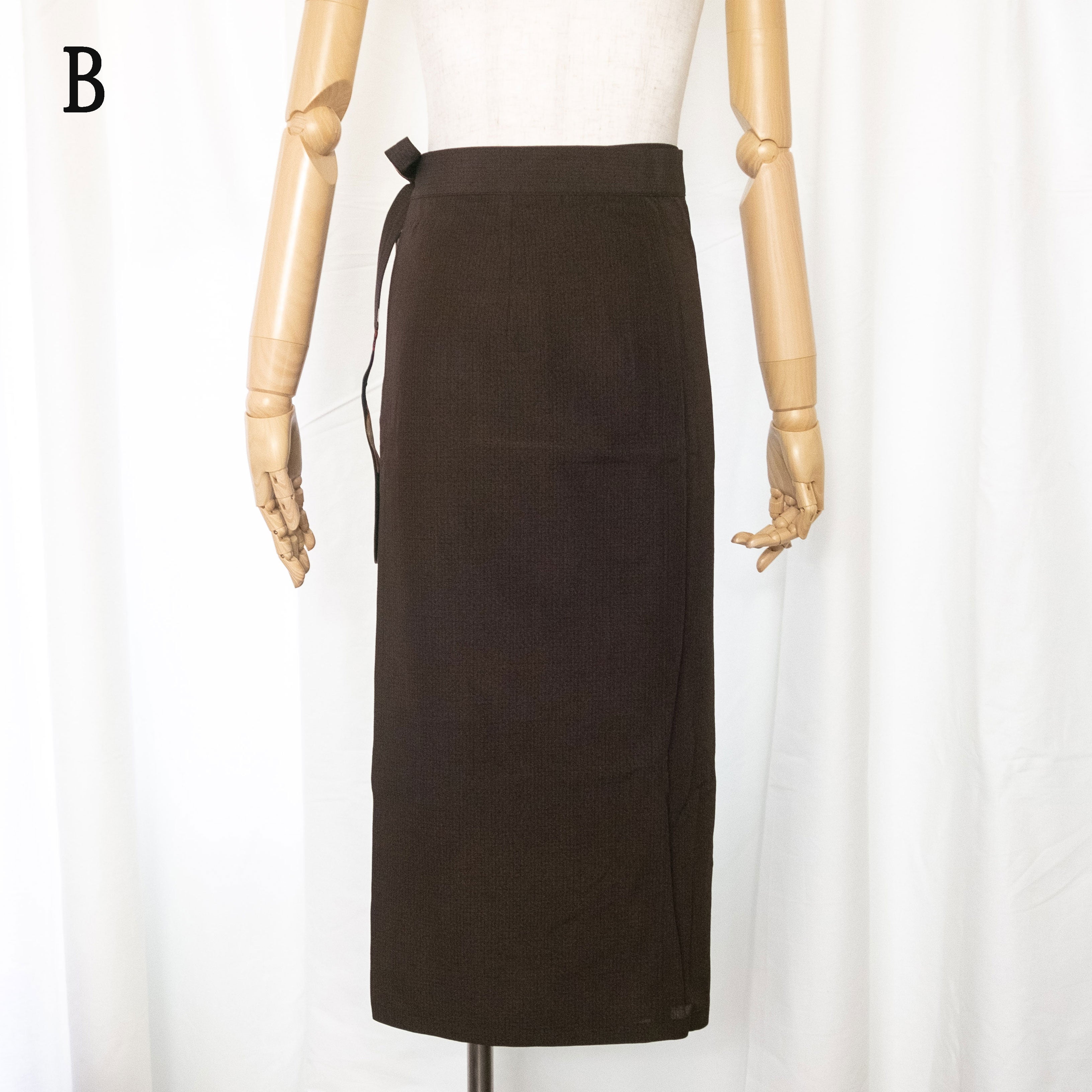 Reversible Skirt Long Straight - Fiori Verde