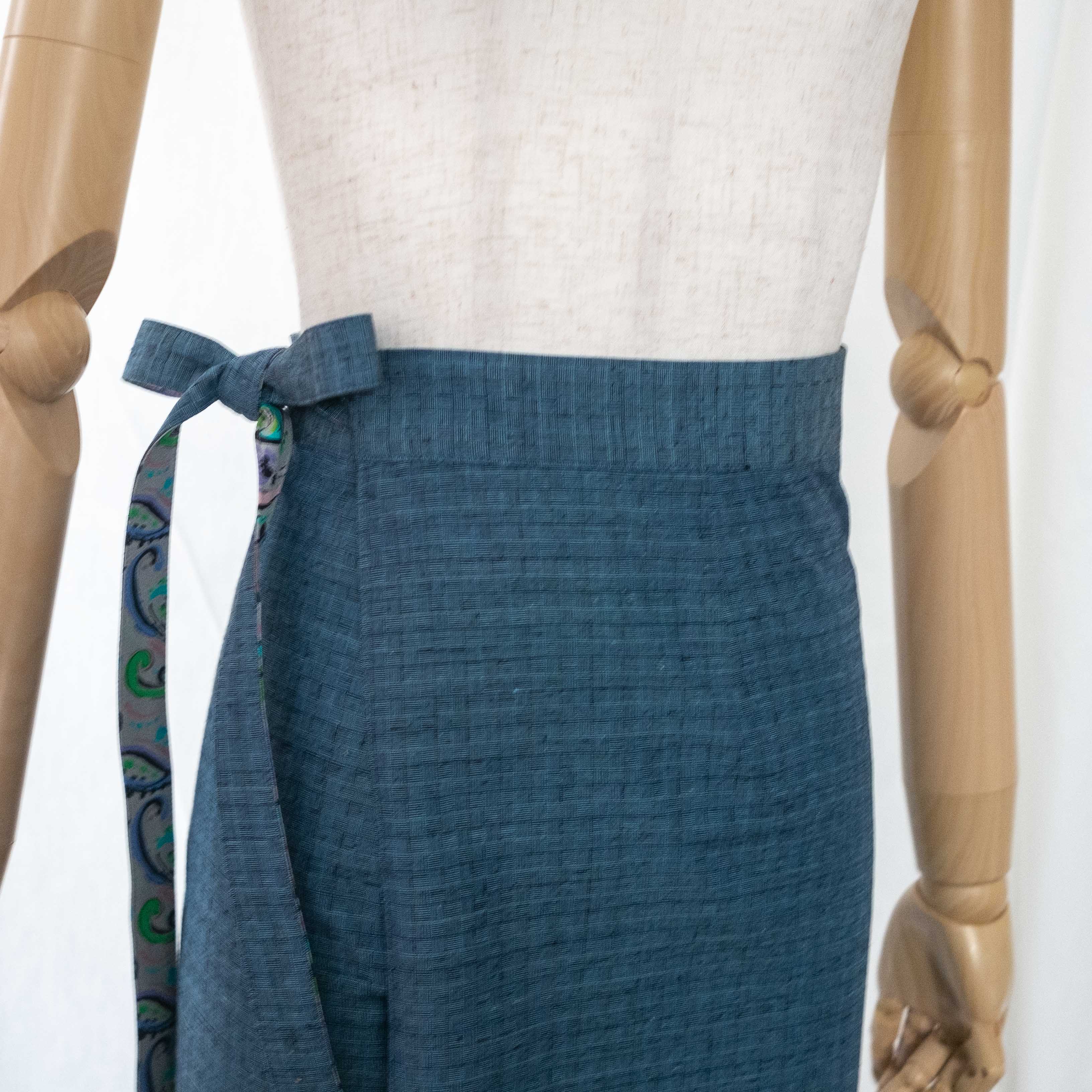 Reversible Skirt Long Straight - Paisley