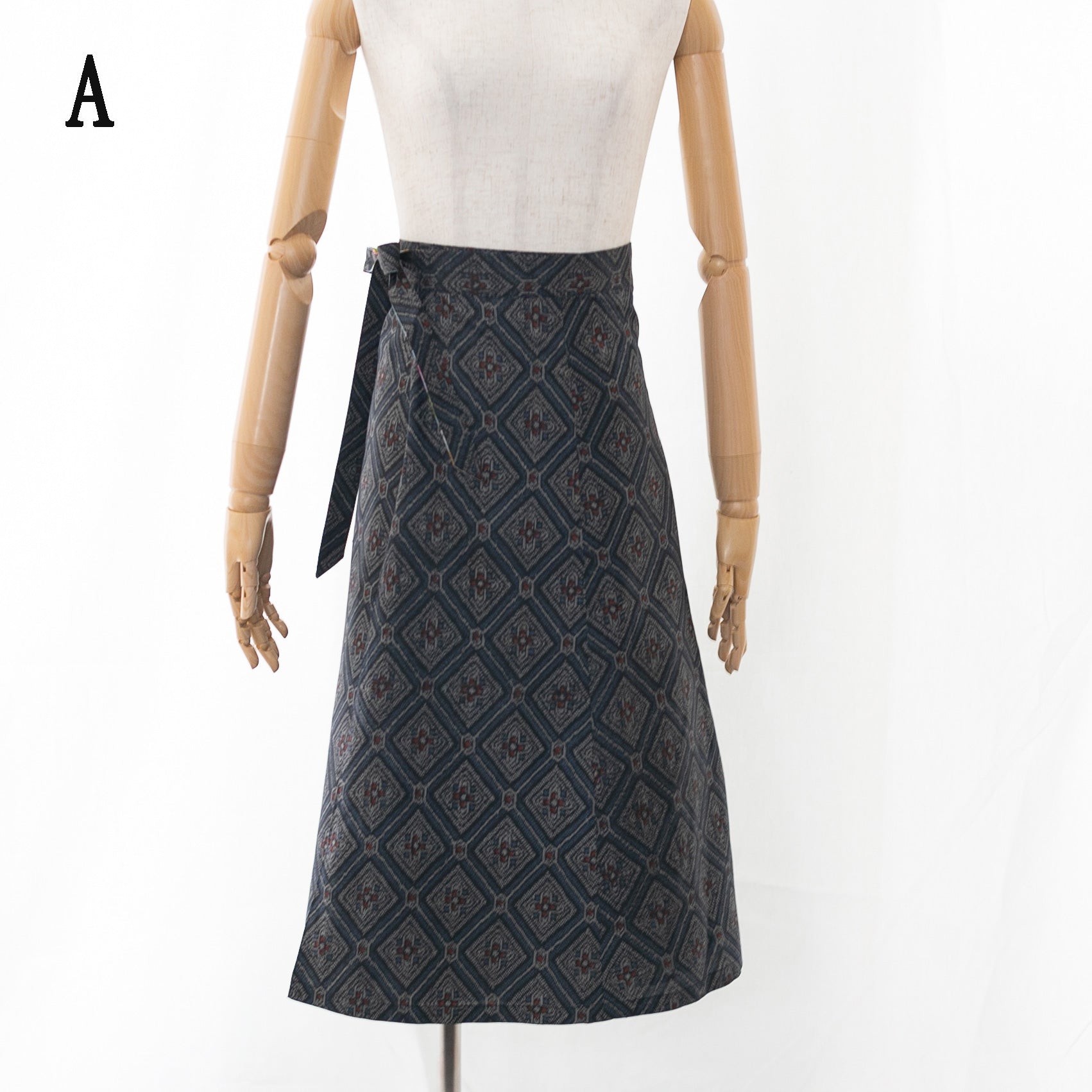 Reversible Skirt Flare - Firoi Azzurro - Oshima