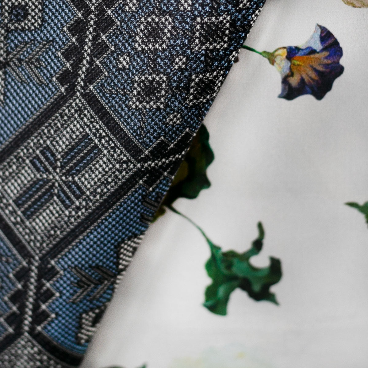 Reversible Skirt Medium Straight - Fiori - Oshima