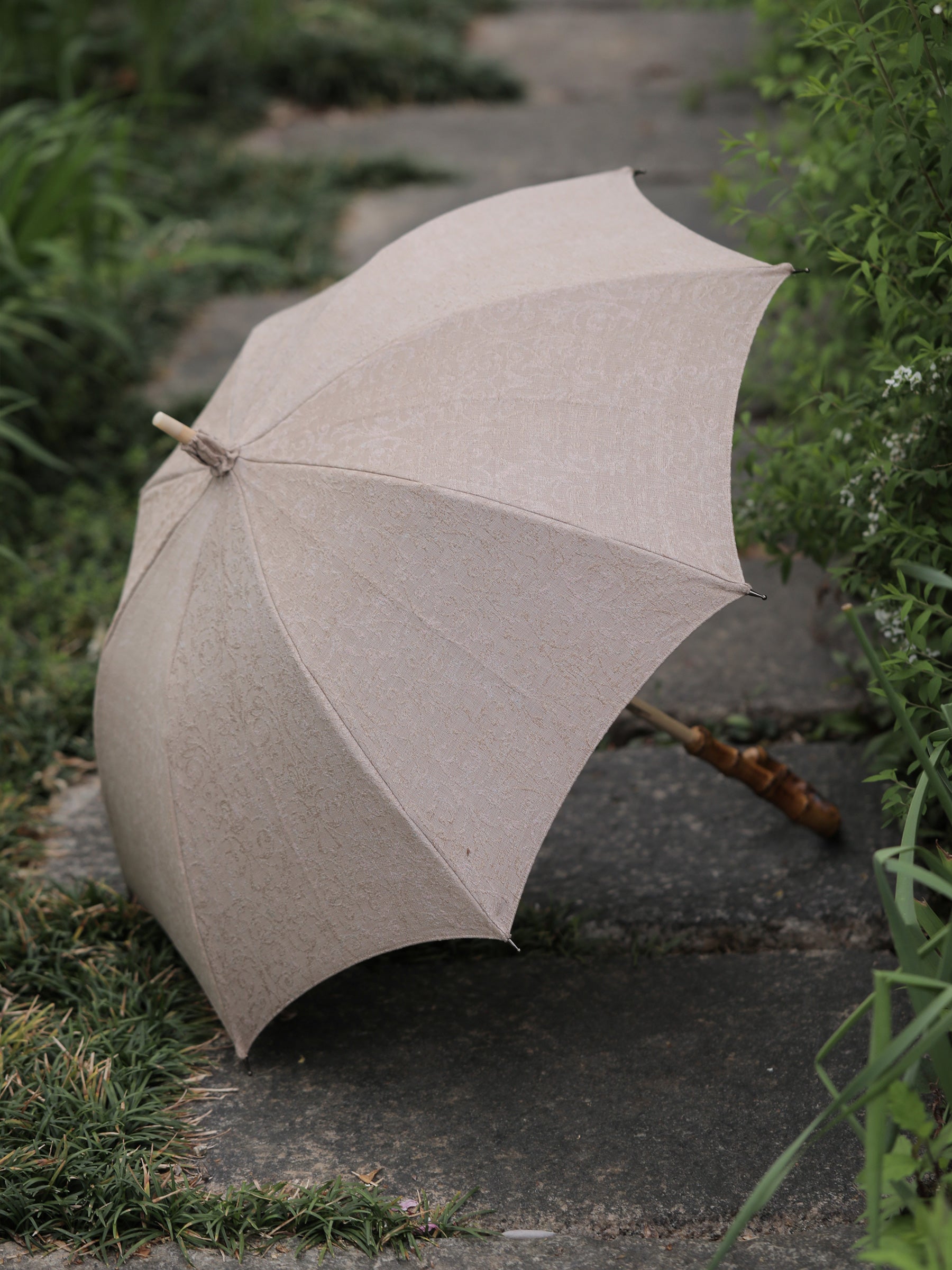 Nishijin Parasol - Marrone