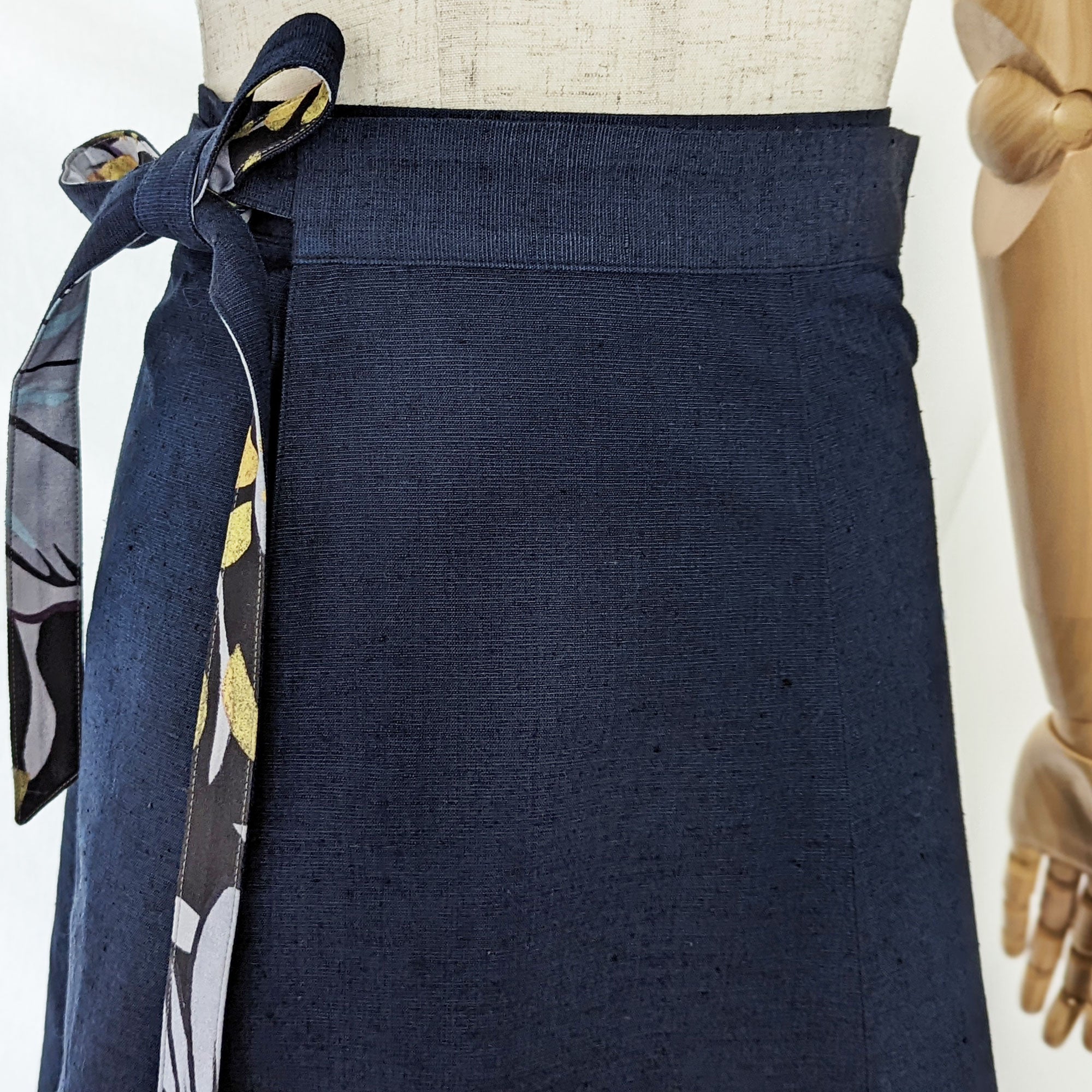 Reversible Skirt Flare - Fiori Mono