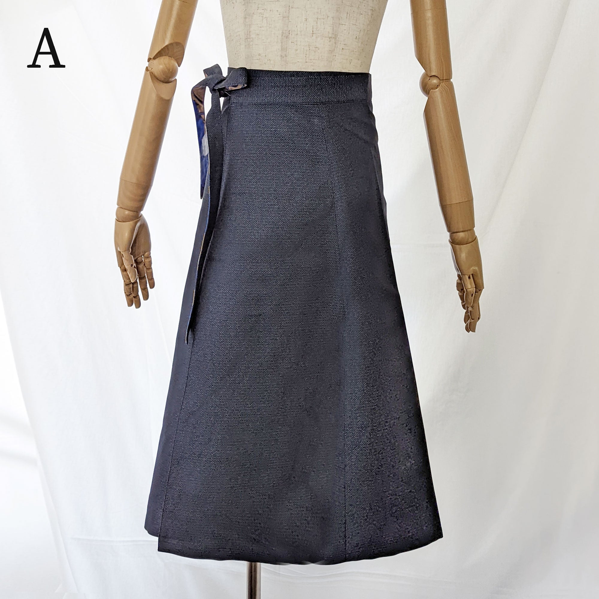 Reversible Skirt Flare - Fiori Oro