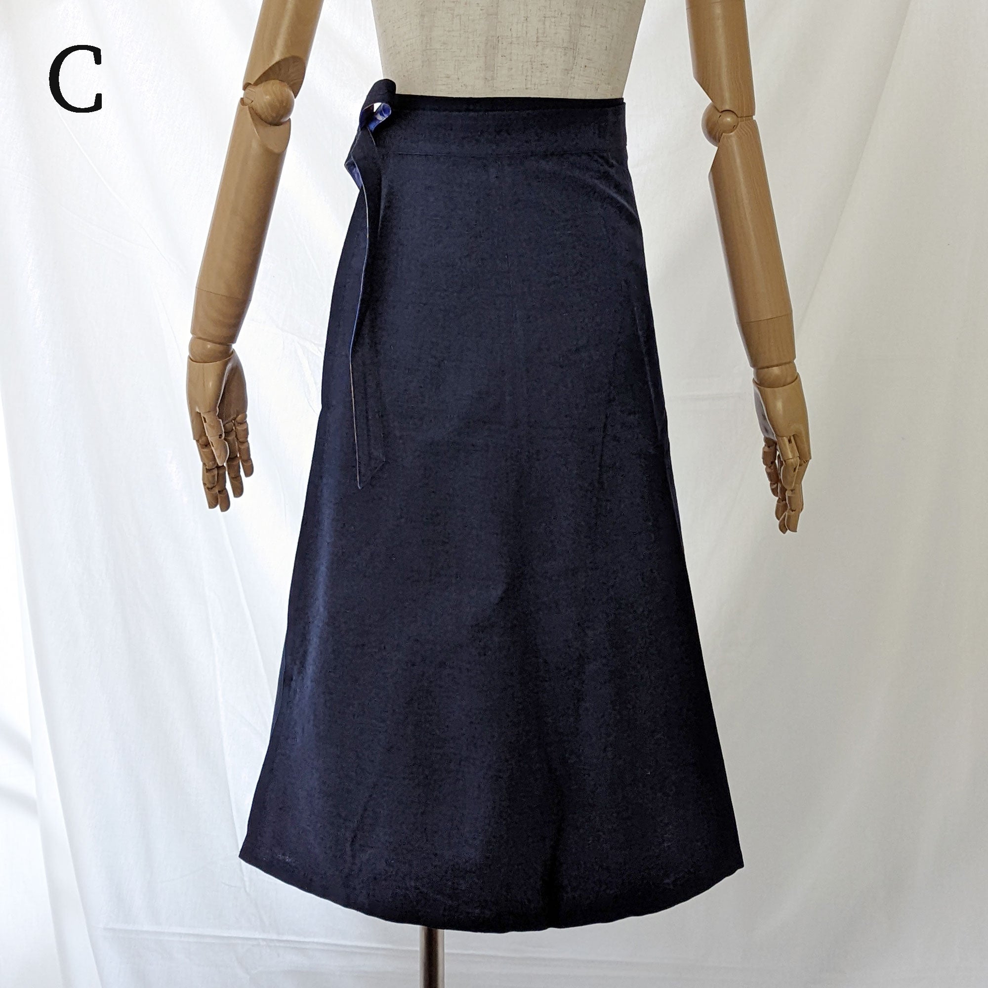 Reversible Skirt Flare - Fiori Oro