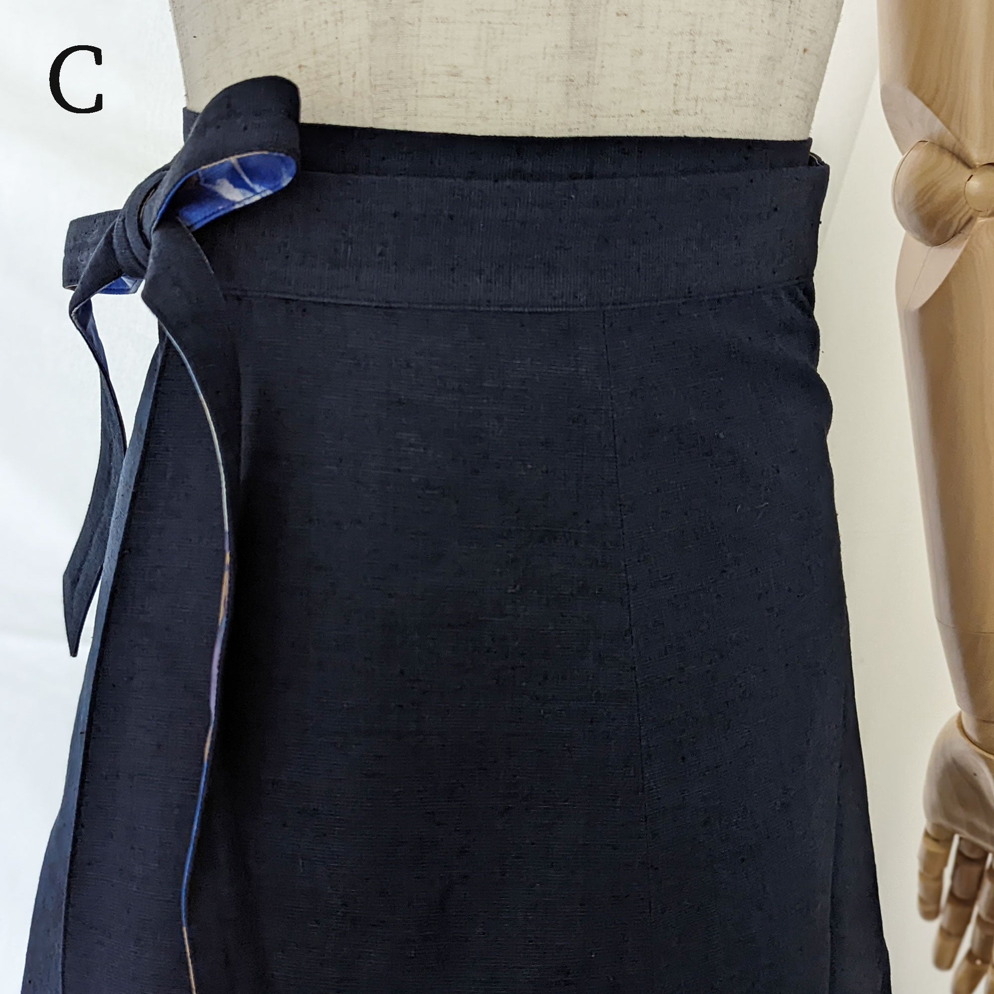 Reversible Skirt Flare - Fiori Oro