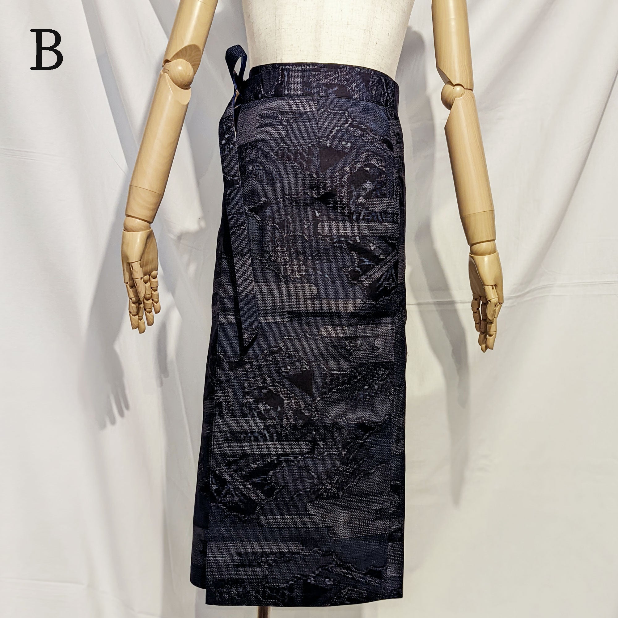 Reversible Skirt Long Straight - Fiori Oro