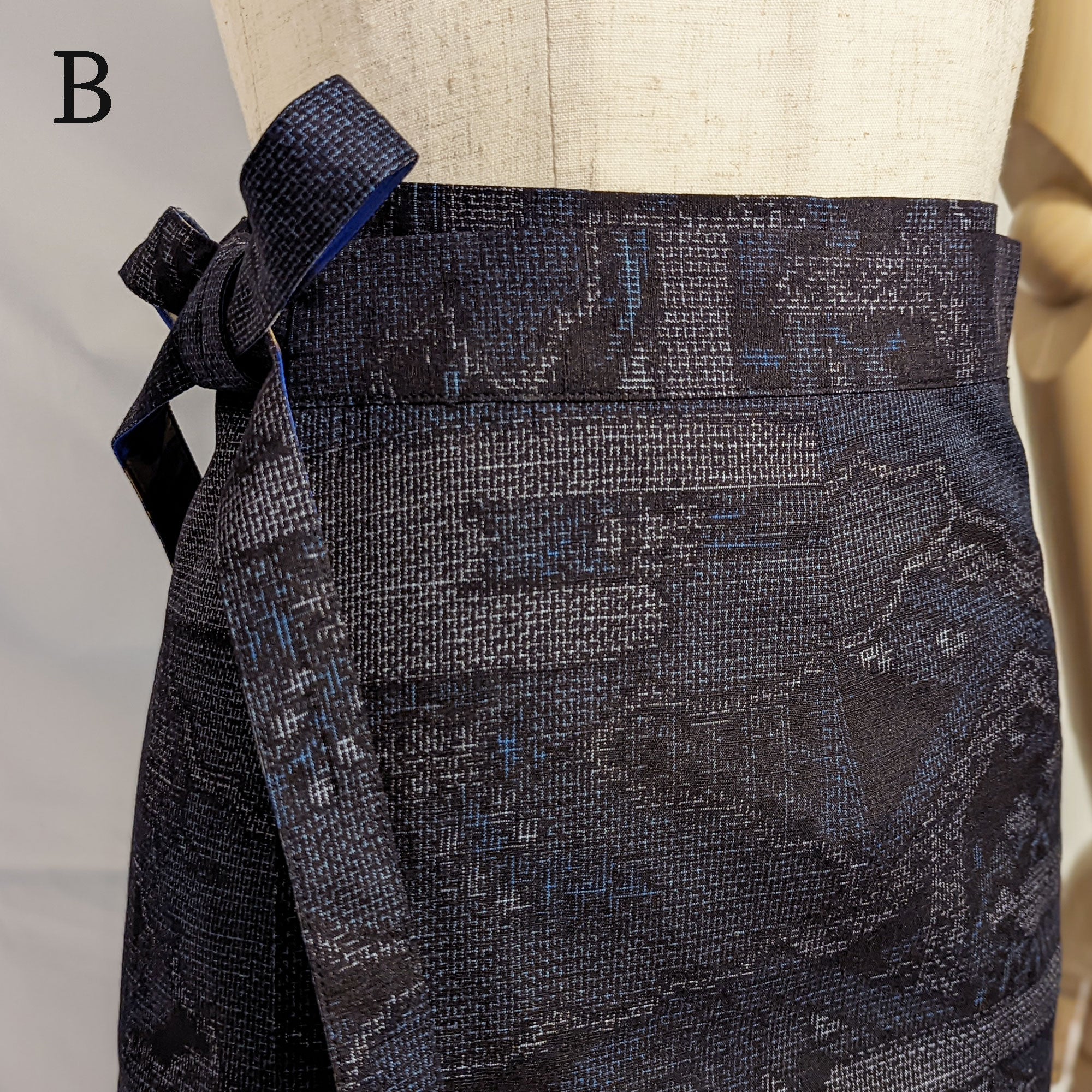 Reversible Skirt Long Straight - Fiori Oro