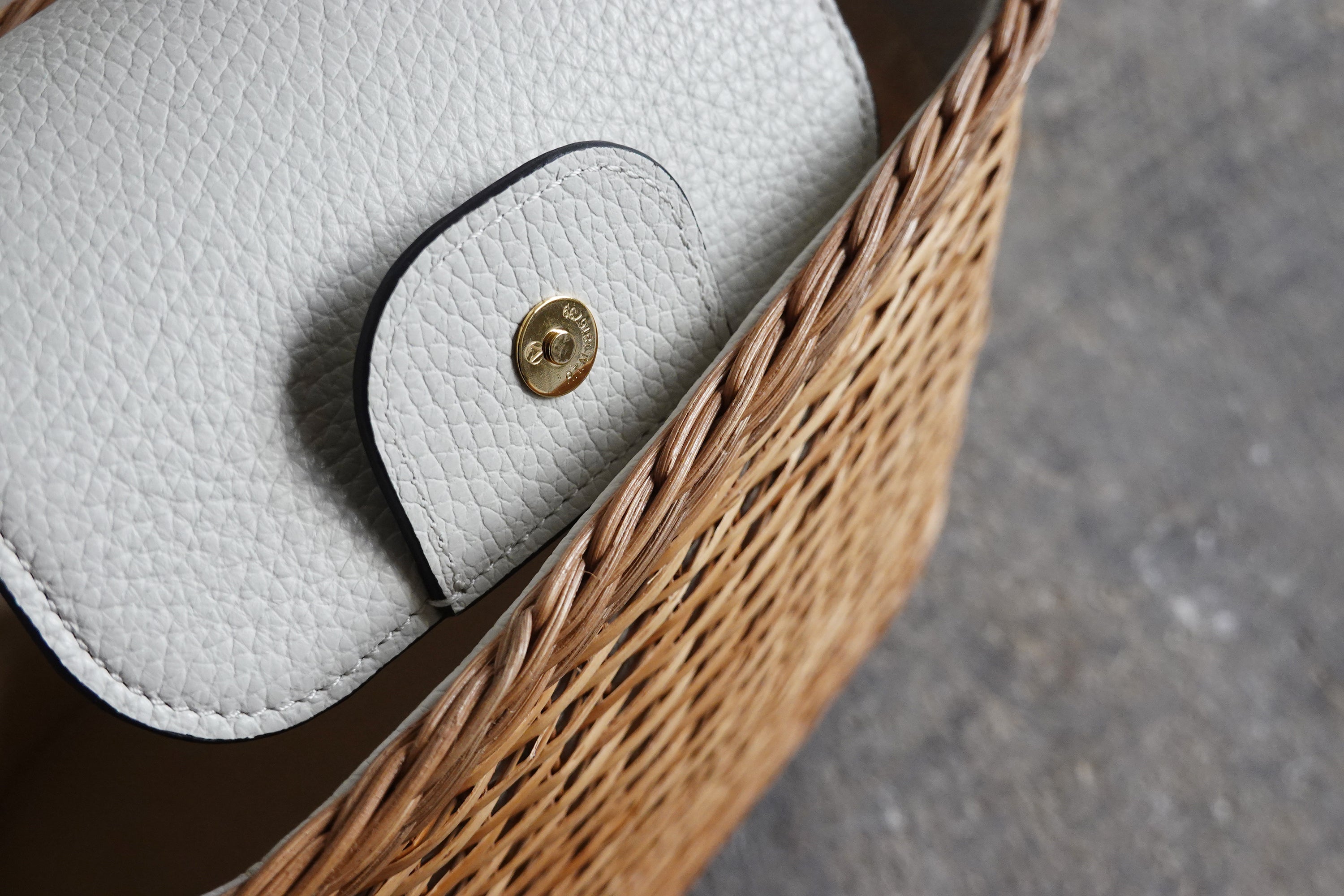 Kiryu-zaiku Basket - Bianco