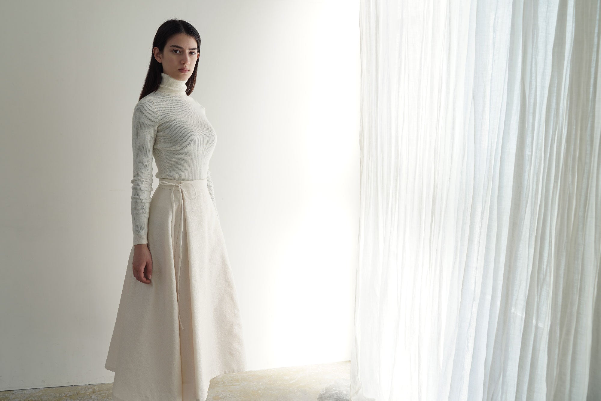 Nishijin Skirt - Bianco