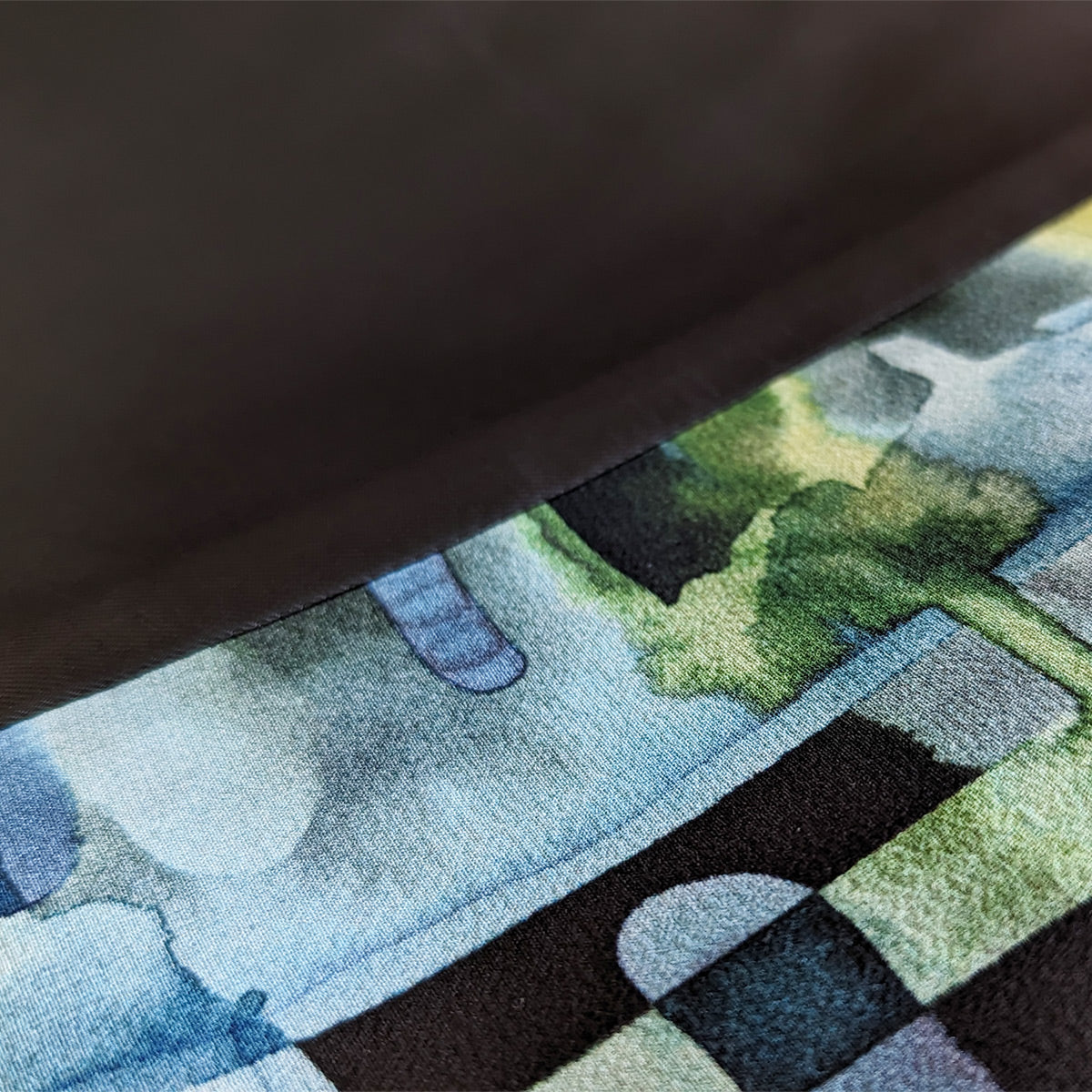 Italian Silk Wrap Skirt - Astratto