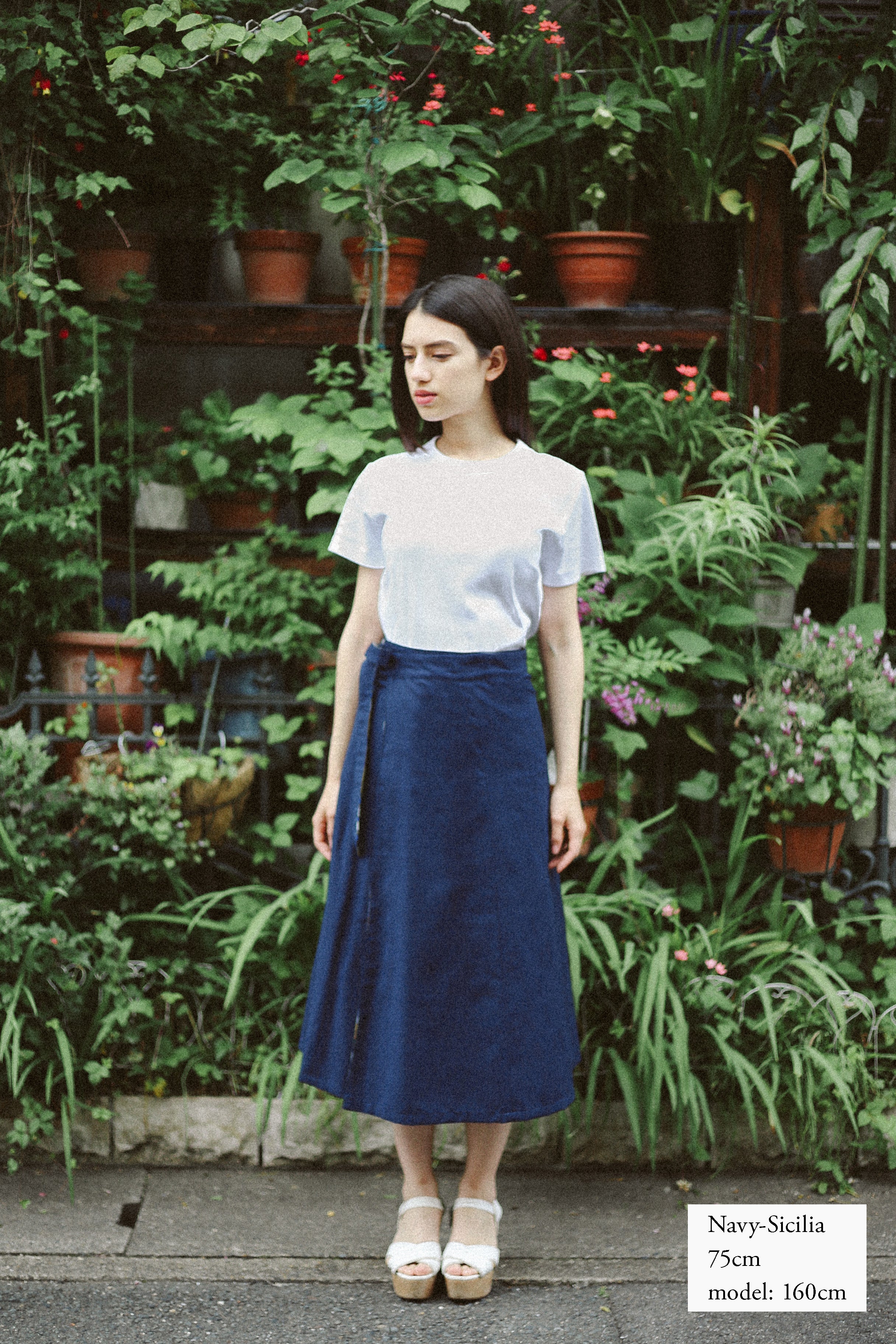 Reversible Skirt - Kurume Kasuri Maxi