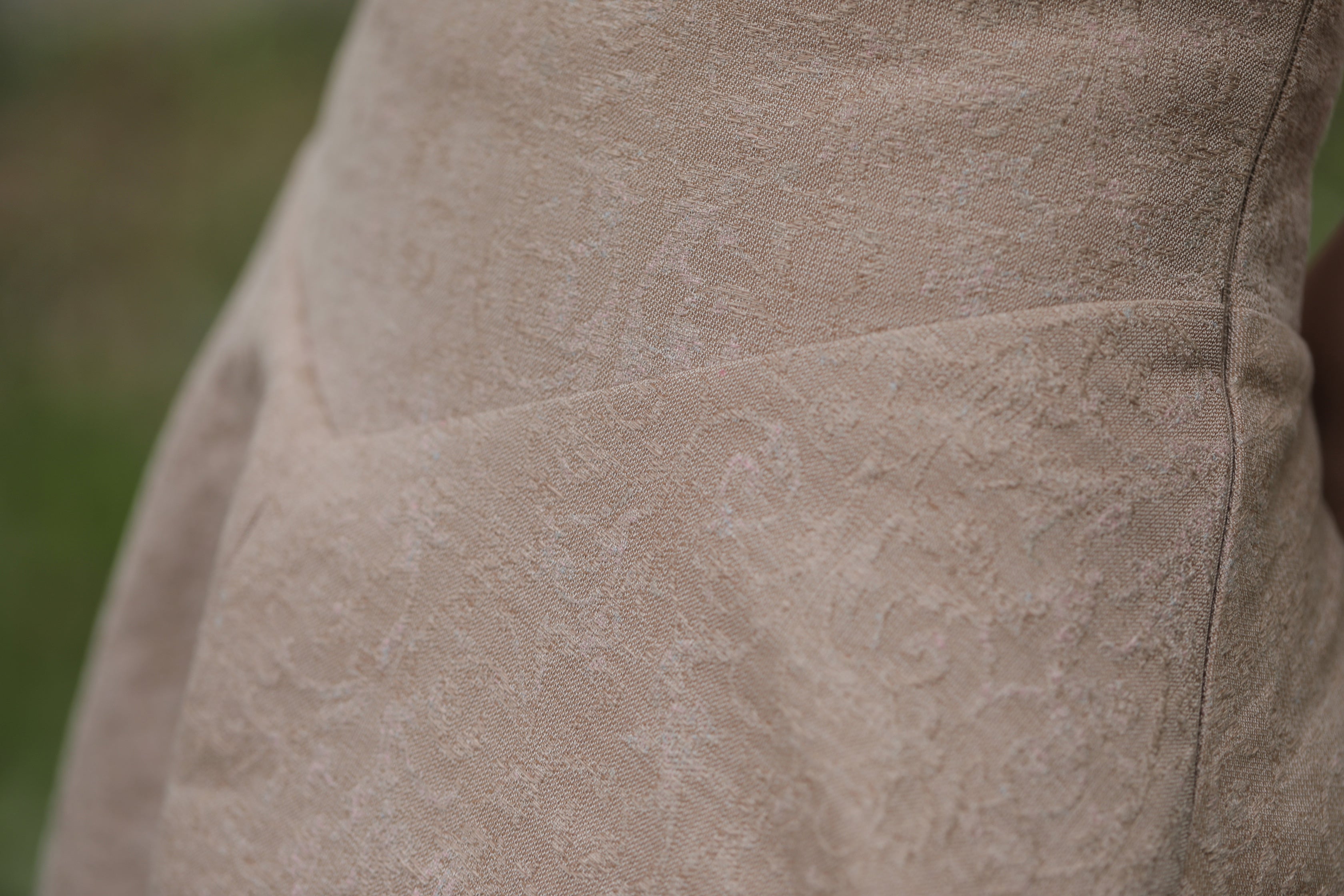 Nishijin High Waist Corset Skirt - Marrone