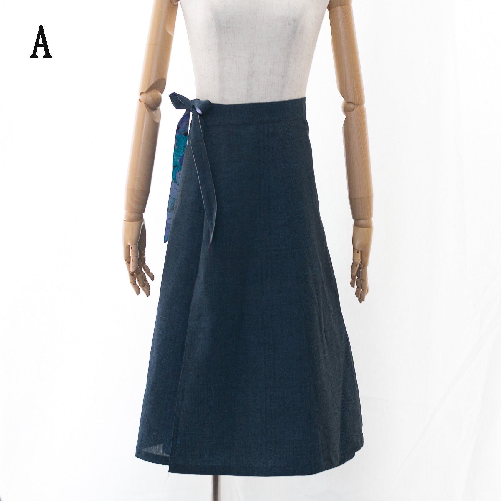 Reversible Skirt Flare - Fiori Viola