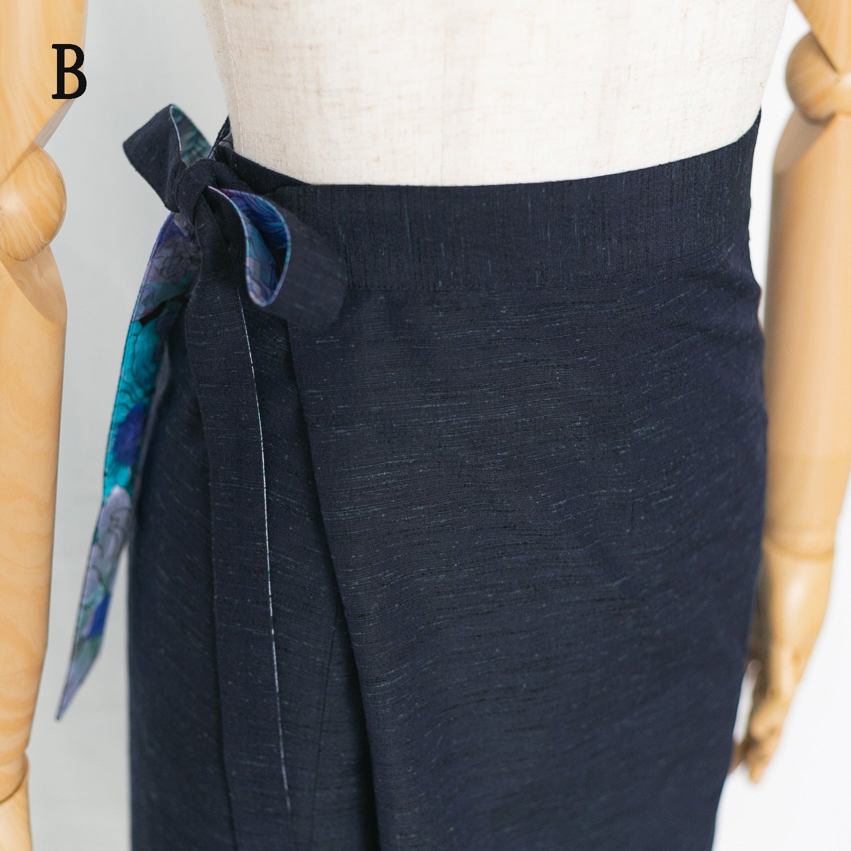 Reversible Skirt Long Straight - Fiori Viola