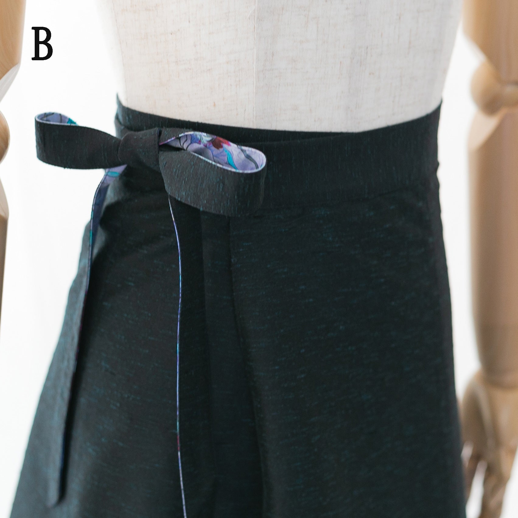 Reversible Skirt Flare - Fiori Viola